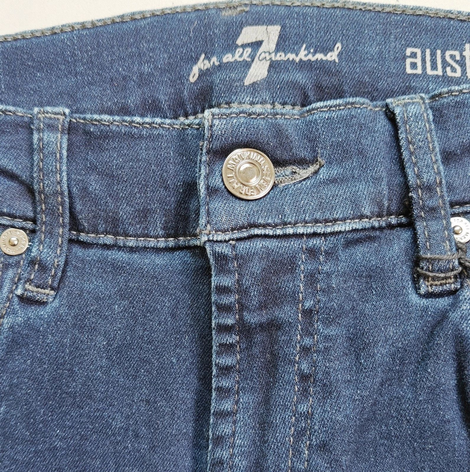 7 For All Mankind 7 For All ManKind AUSTYN Tonal Rinse JEANS T / 6031 Size US 34 / EU 50 - 3 Thumbnail