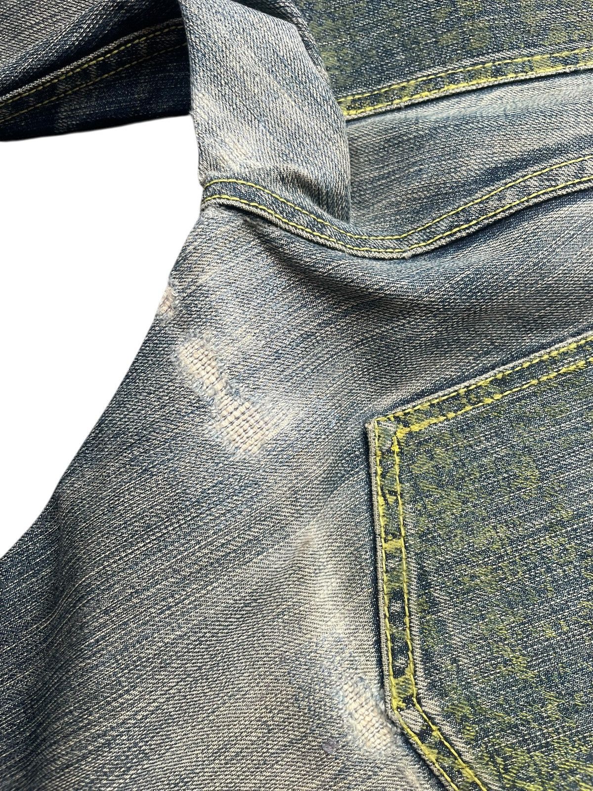 Japanese Brand Lane Kieferner Selvedge Distresed Denim Size US 32 / EU 48 - 14 Thumbnail