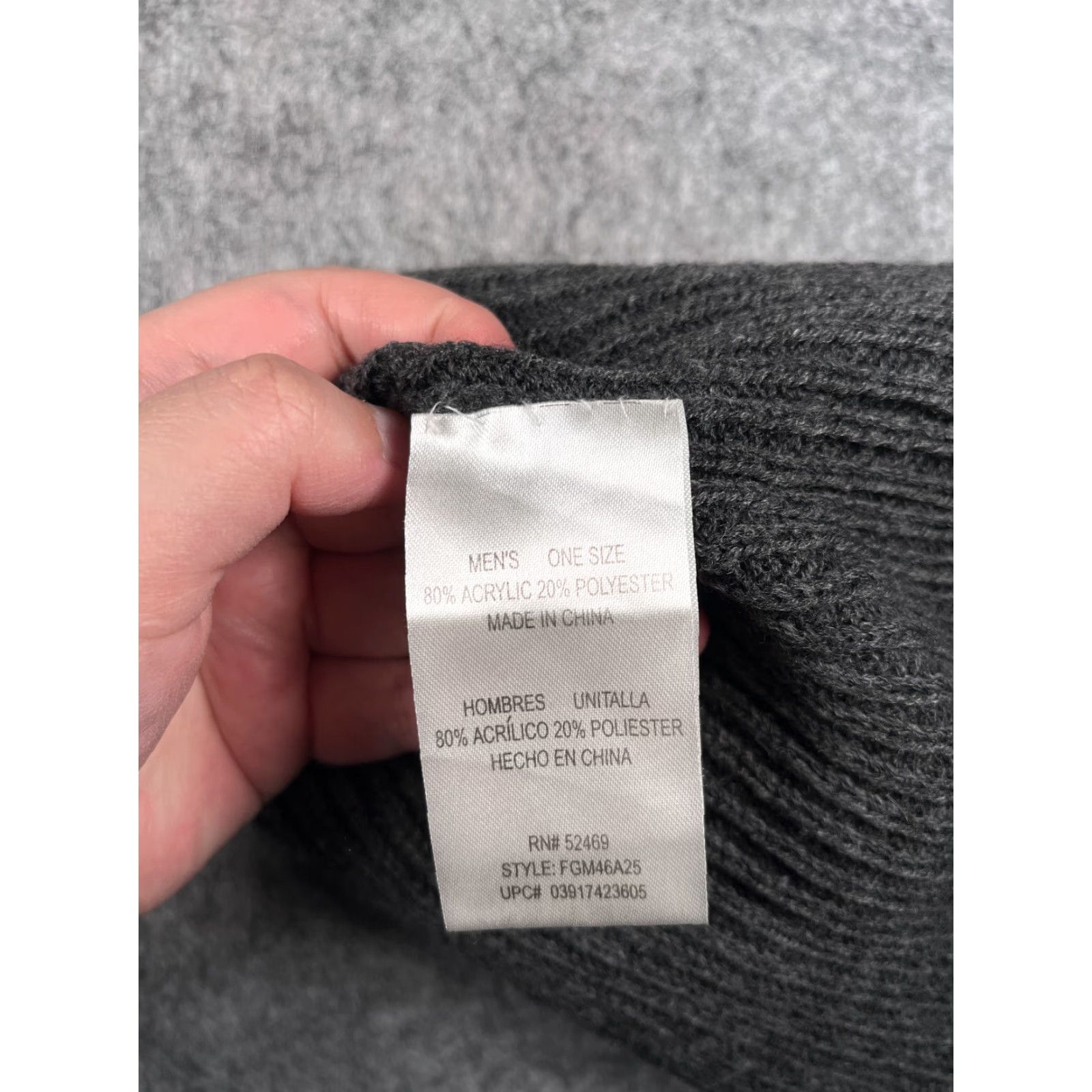 Walmart Walmart Beanie Mens One Size Blue Double Knit Acrylic Polyester Blend Ski Hat/Toque Size ONE SIZE - 6 Thumbnail