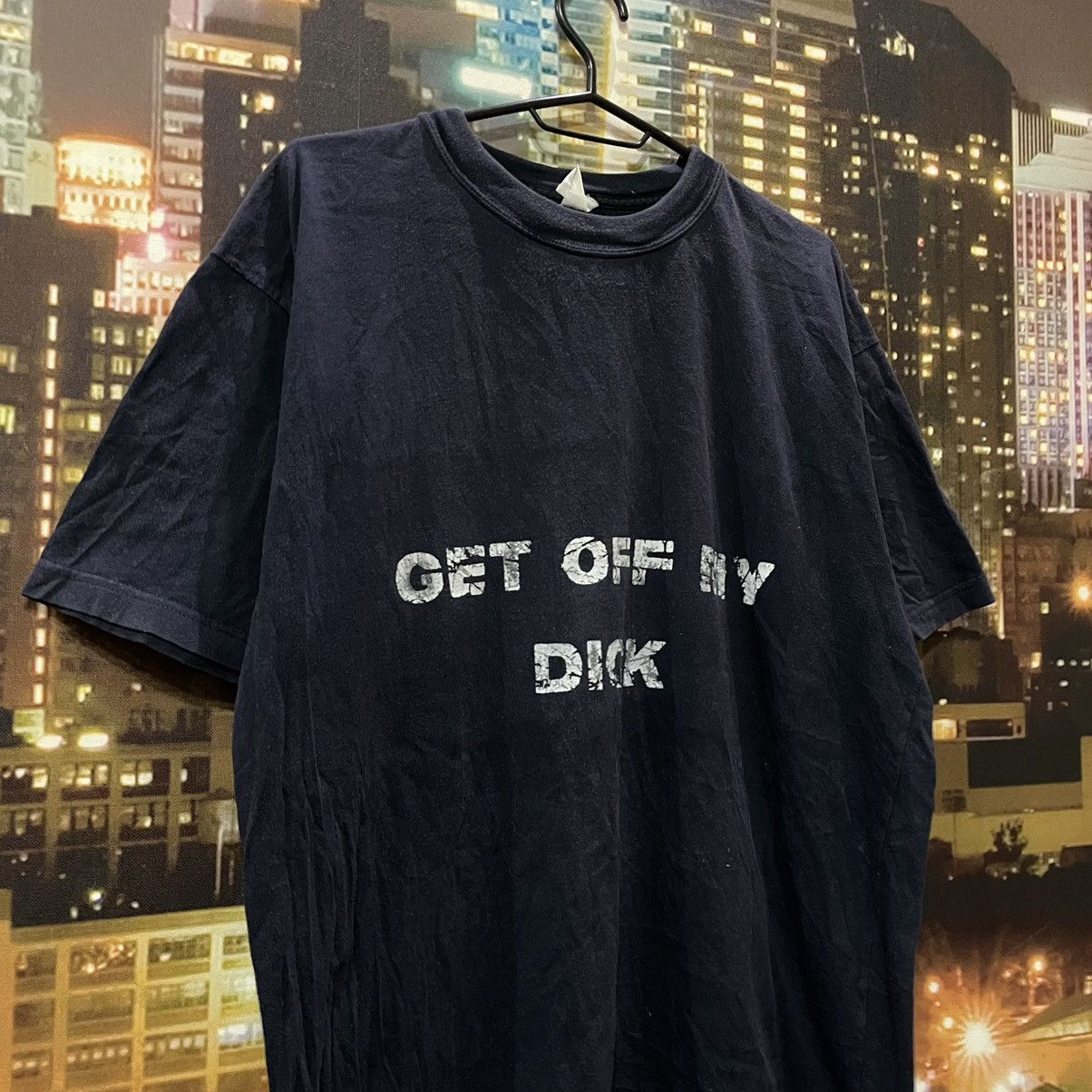 Vintage Vintage 90s Graphic Tee Faded Black Humor Streetwear Grail L Size US L / EU 52-54 / 3 - 2 Thumbnail