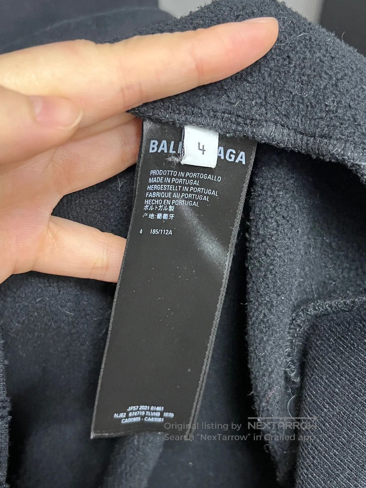 Other balenciaga embroidered black hoodie. Size US M / EU 48-50 / 2 - 3 Thumbnail