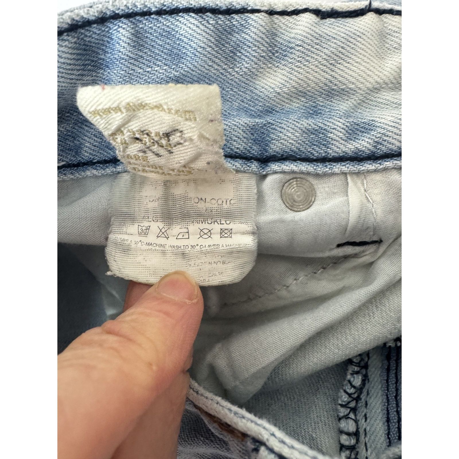 Diesel Y2K Diesel Jeans Streetwear Grunge Hip Hop Straight 90s 30 Size US 30 / EU 46 - 9 Thumbnail