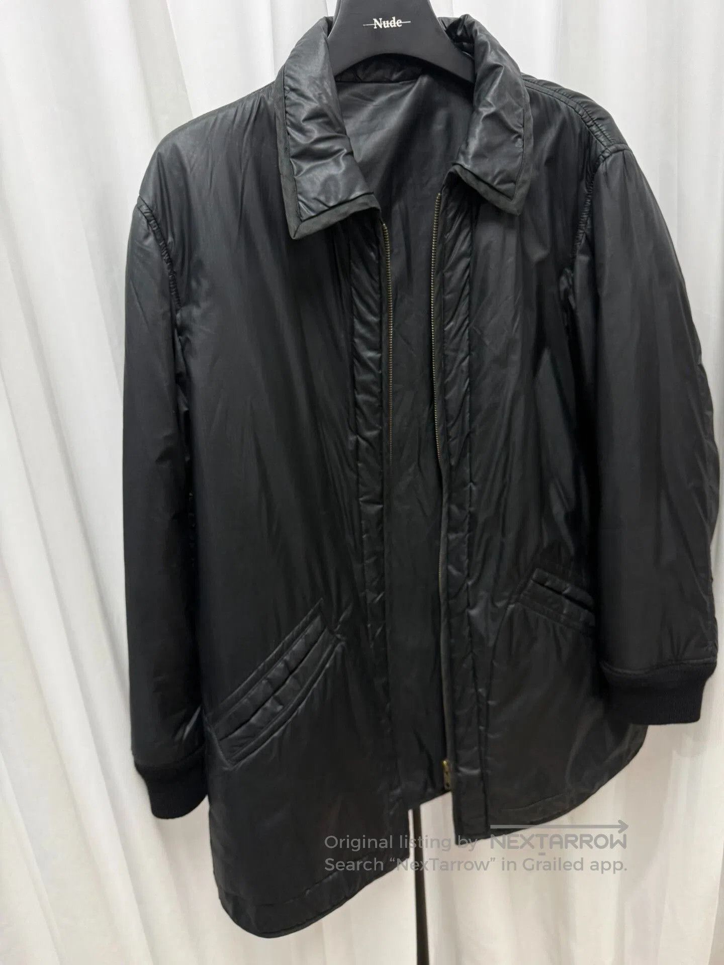 Yohji Yamamoto Yohji Yamamoto Y's Men's Waxed Cotton Jacket. Size US L / EU 52-54 / 3 - 8 Thumbnail
