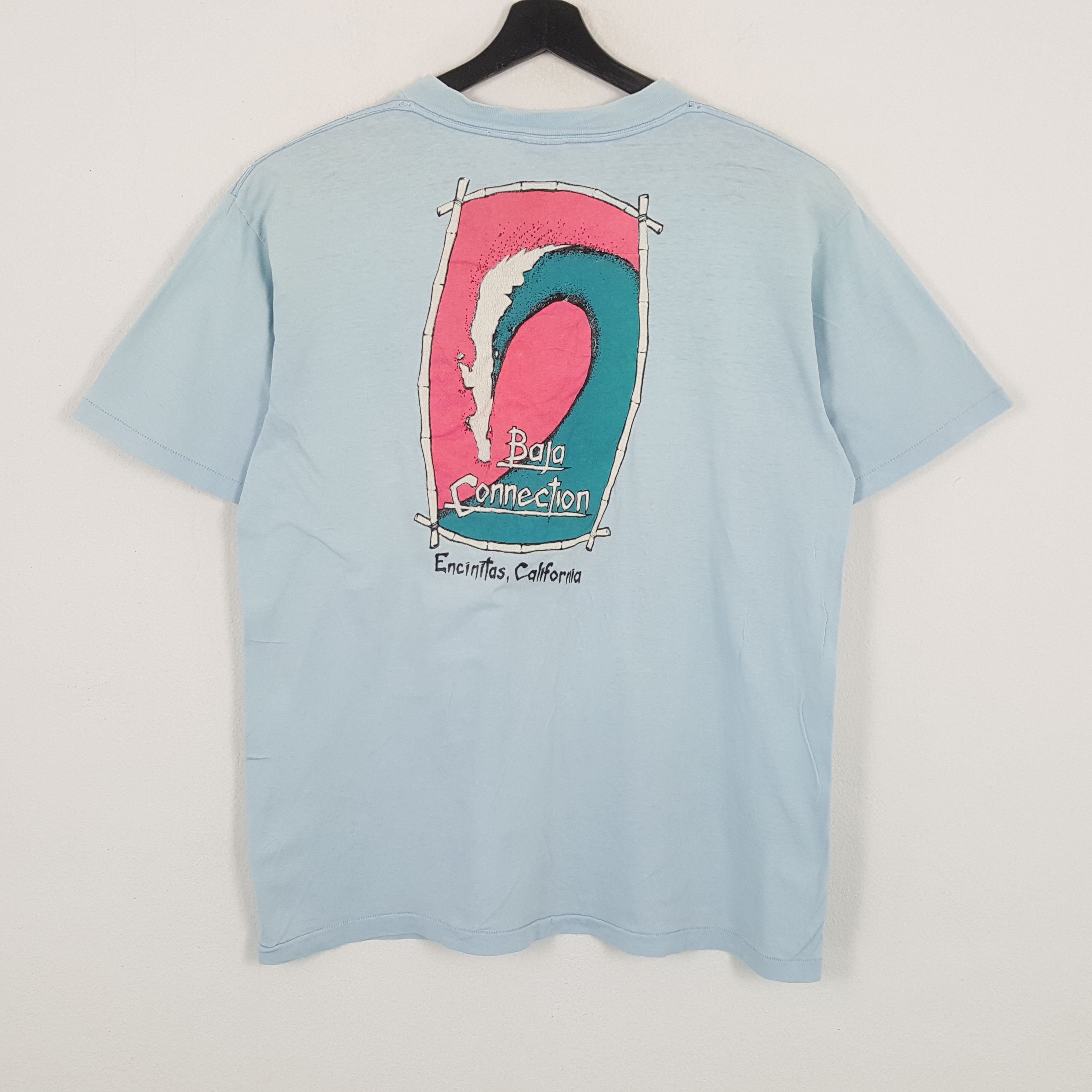 Vintage BAJA CONNECTION California Surfing Style Vintage Tshirt Size US L / EU 52-54 / 3 - 1 Thumbnail
