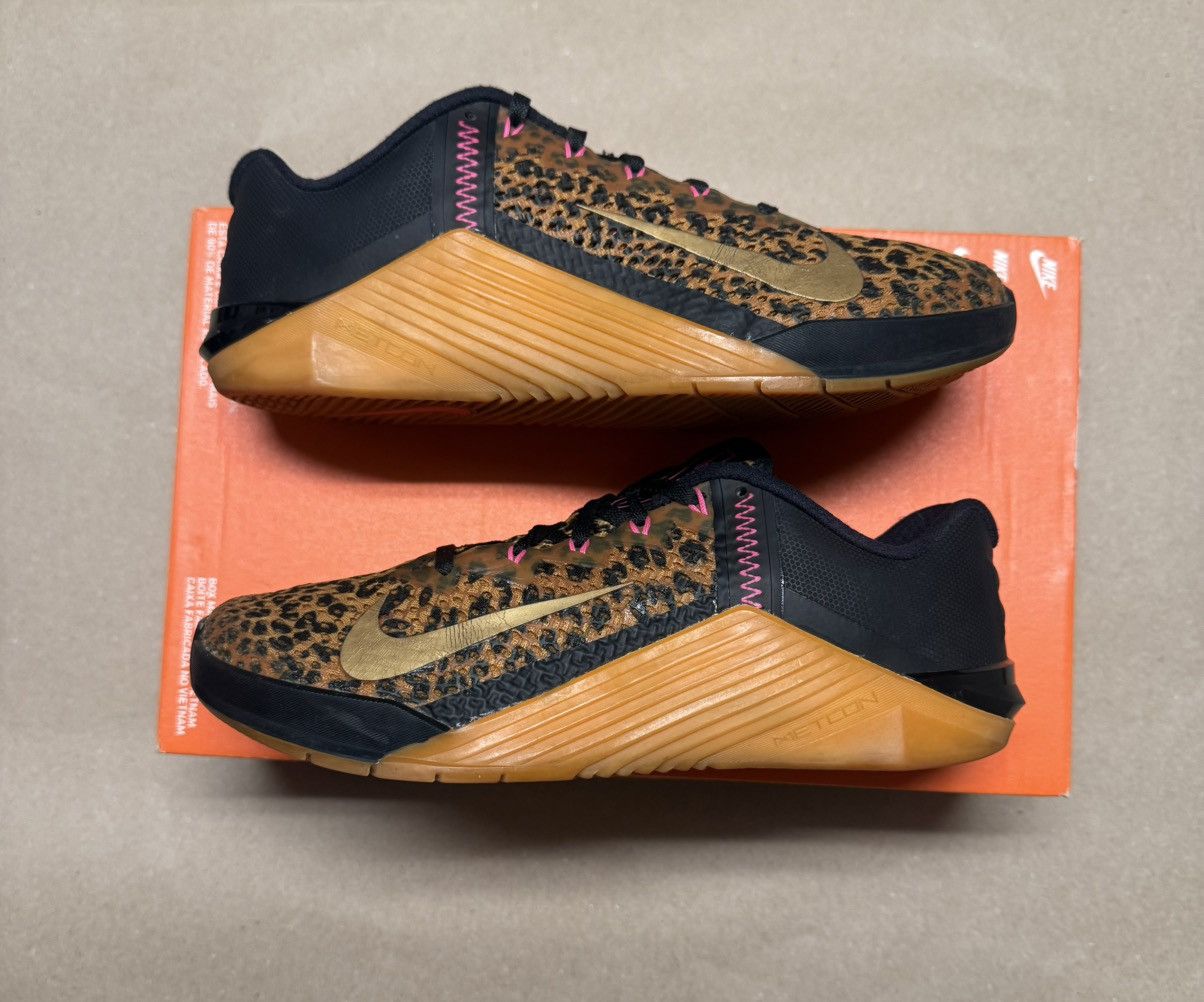 Nike Nike Metcon 6 Women’s sz 8 Cheetah Print training CrossFit! Size US 8 / IT 38 - 1 Thumbnail