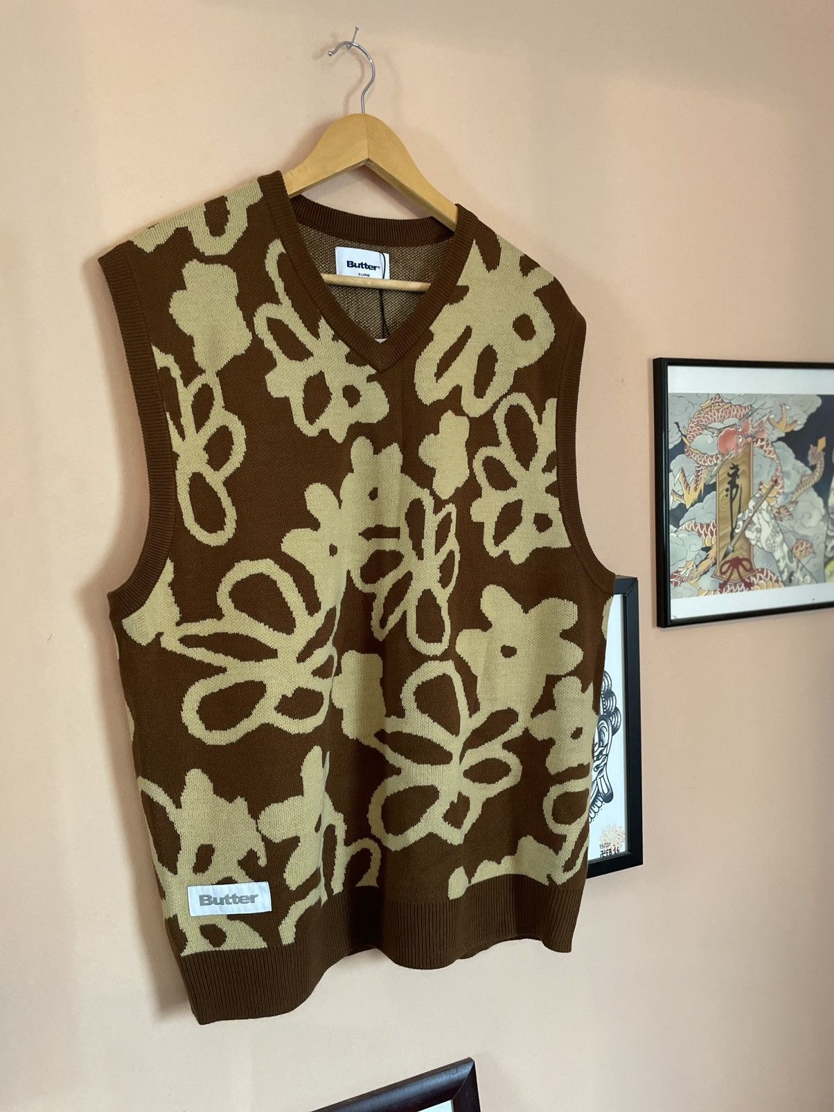 Butter Goods Butter Goods Flower knit vest Size US XL / EU 56 / 4 - 1 Thumbnail