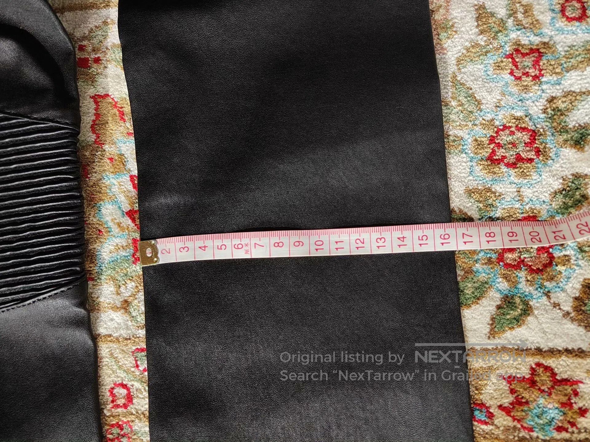 Balmain Balmain Black Leather Pants. Size 22" - 8 Thumbnail
