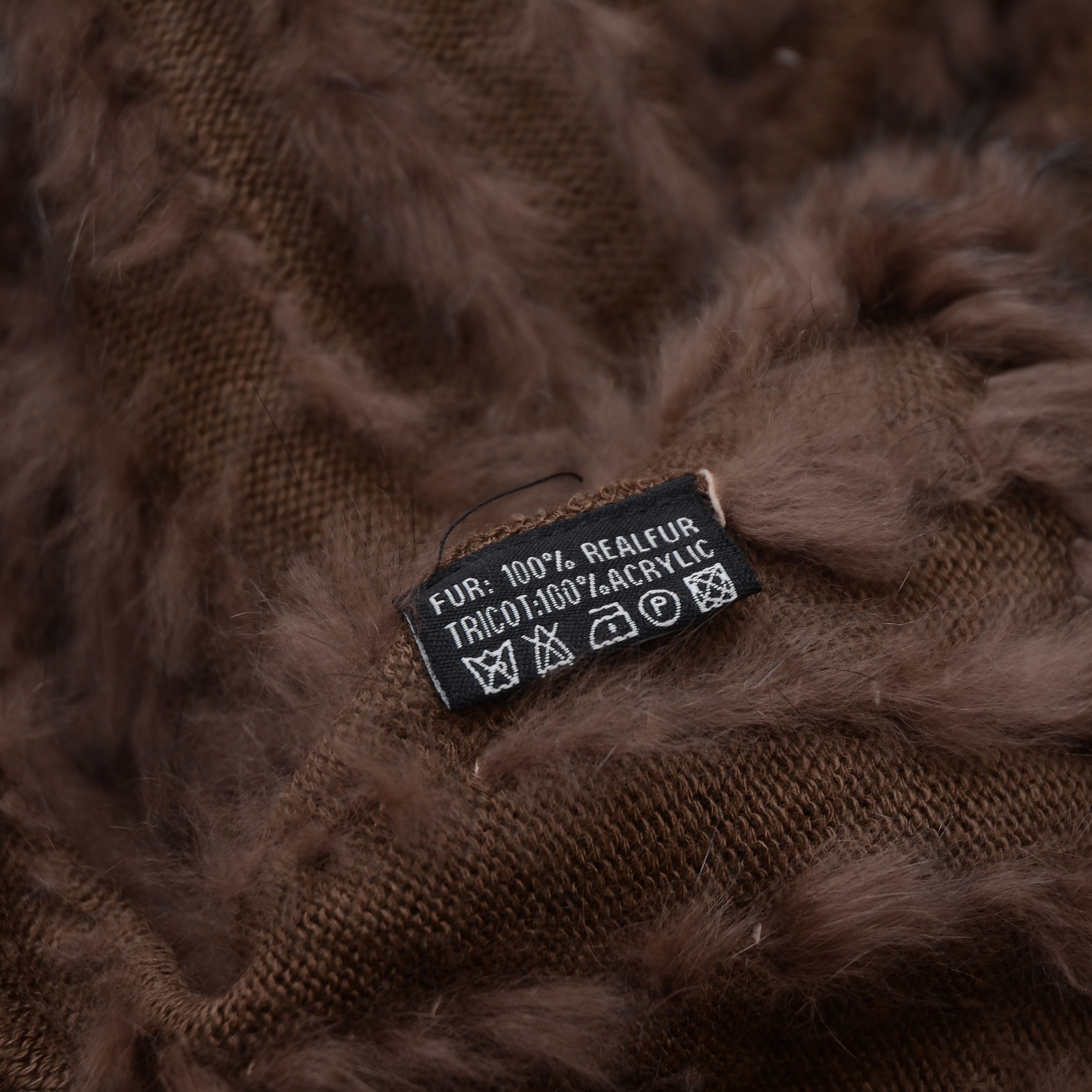 Vintage Oakwood Sleeveless Hooded Rabbit Fur Vest Y2K Avant-Garde Size L / US 10 / IT 46 - 10 Thumbnail