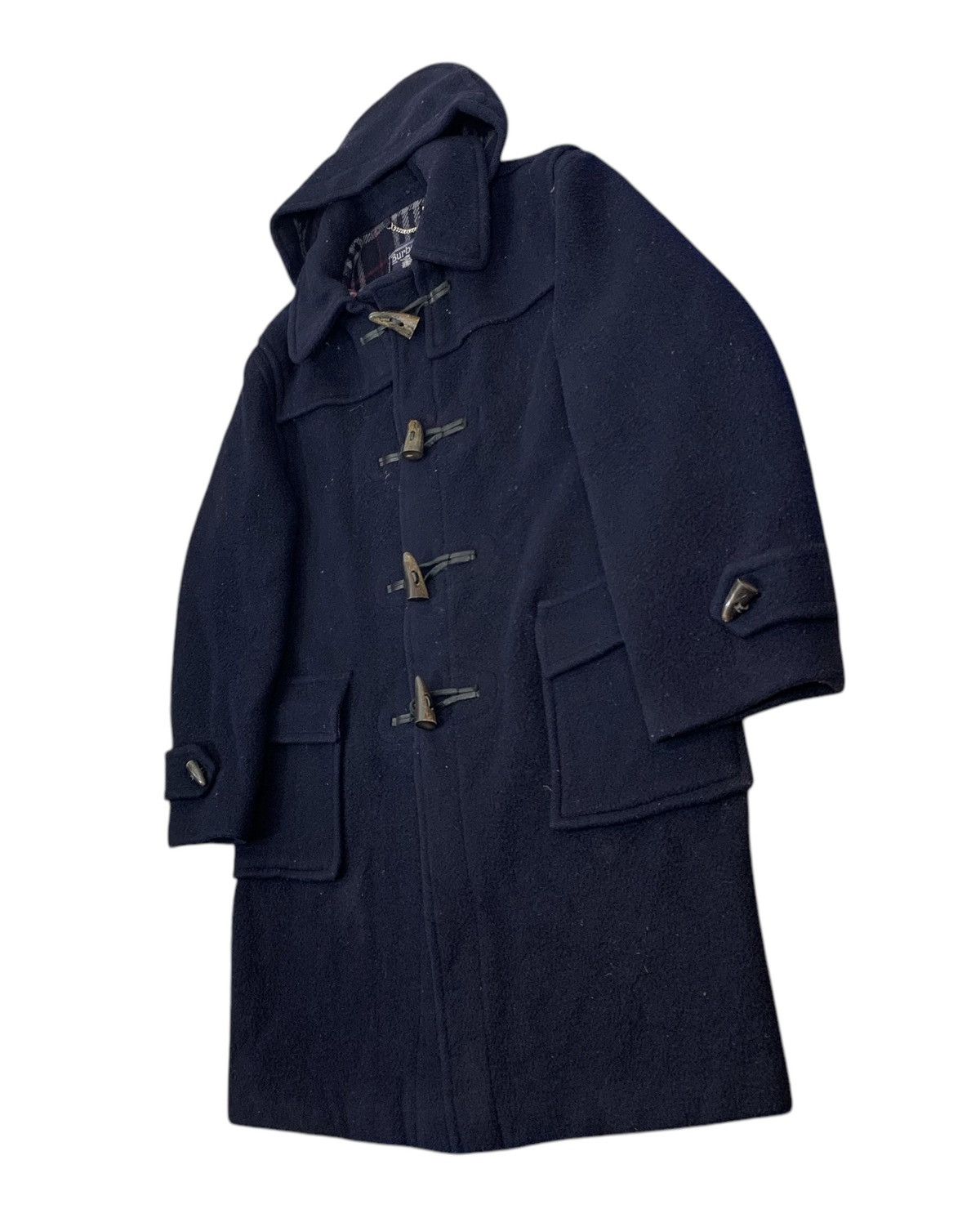 Burberry × Burberry Prorsum VINTAGE BURBERRYS OF LONDON TARTAN DUFFLE COAT Size US M / EU 48-50 / 2 - 7 Thumbnail