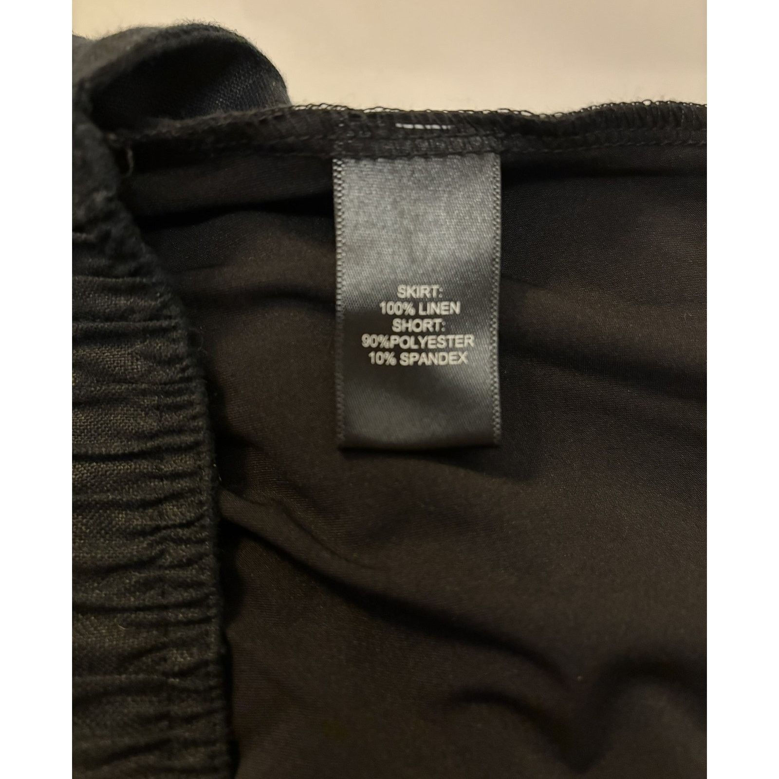 Elie Tahari NWOT Tahari Navy Blue Linen Skirt Skort XS ALine Sailor Mini Size 26" / US 2 / IT 38 - 10 Thumbnail