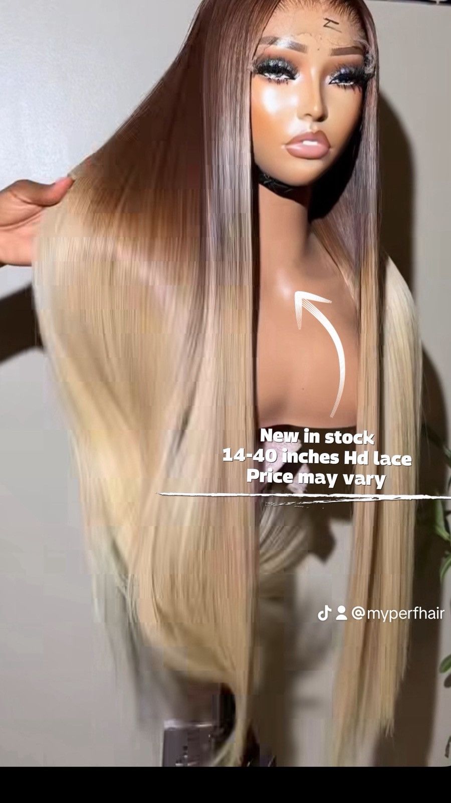 Other Raw vip human hair 613 blonde lace front wig Size ONE SIZE - 9 Thumbnail