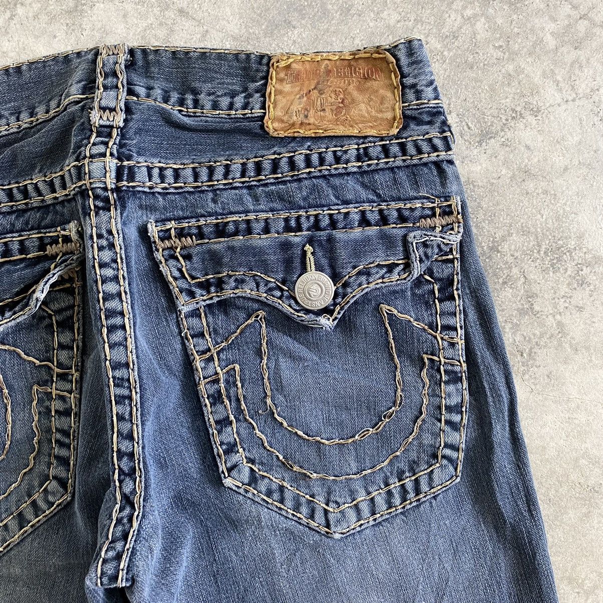 True Religion Vintage True Religion Billy Super T Flared Denim Jeans Size US 32 / EU 48 - 19 Thumbnail