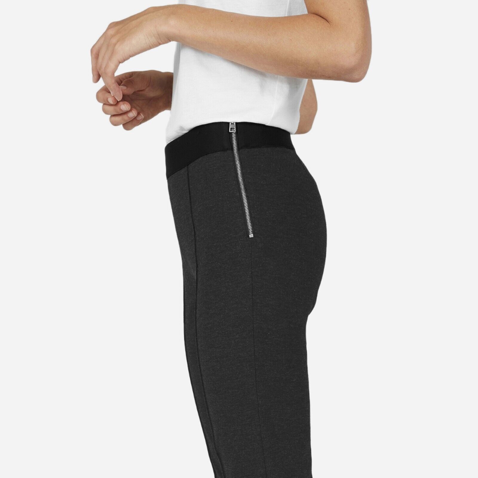 Everlane Everlane Women Charcoal Casual Skinny Pants Size XS Size 26" / US 2 / IT 38 - 4 Thumbnail