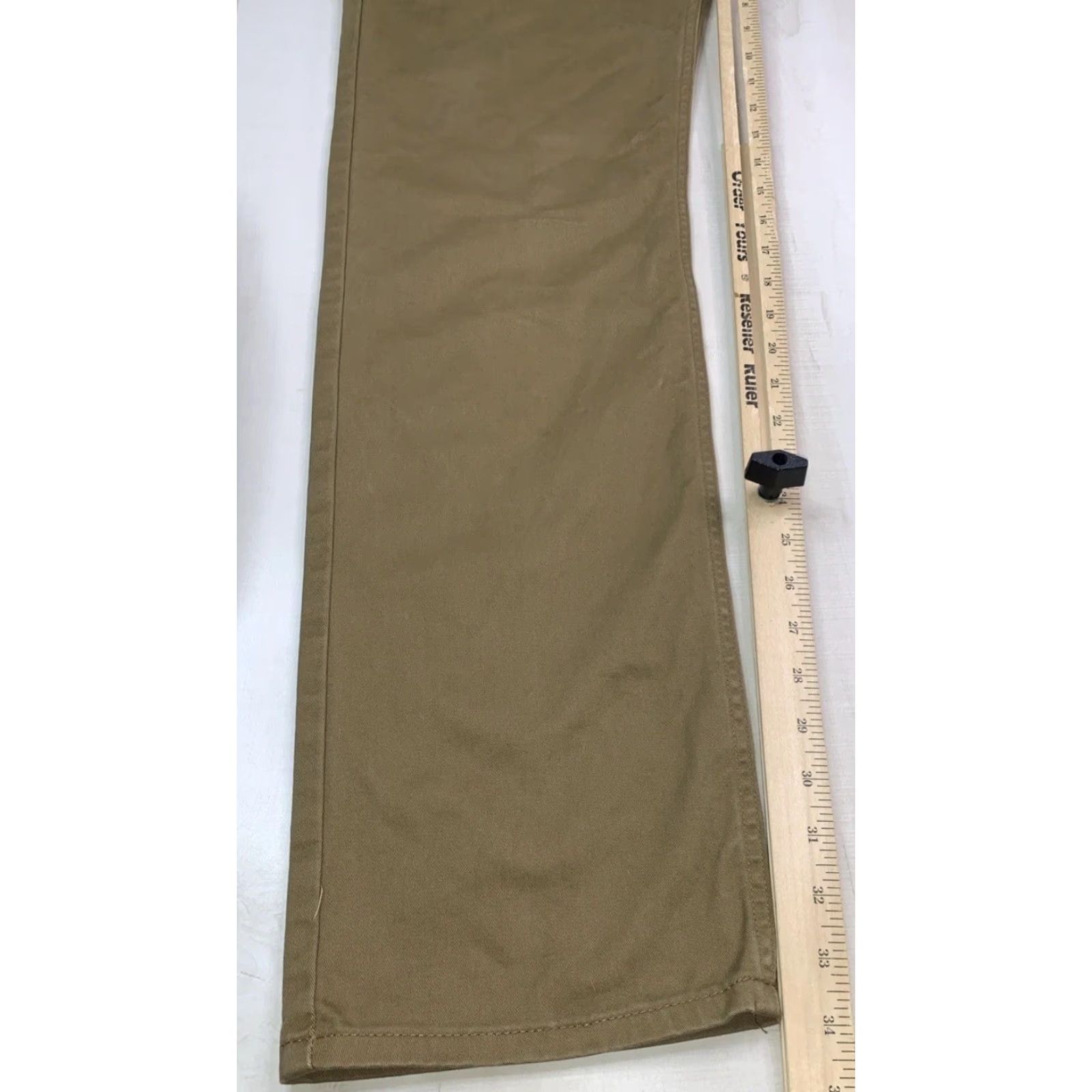 Dockers DOCKERS Khakis Pants Slim Fit Stretch Straight Leg Beige 32x33 Mens Jeans Trousers Casual Business Travel Size US 32 / EU 48 - 6 Thumbnail