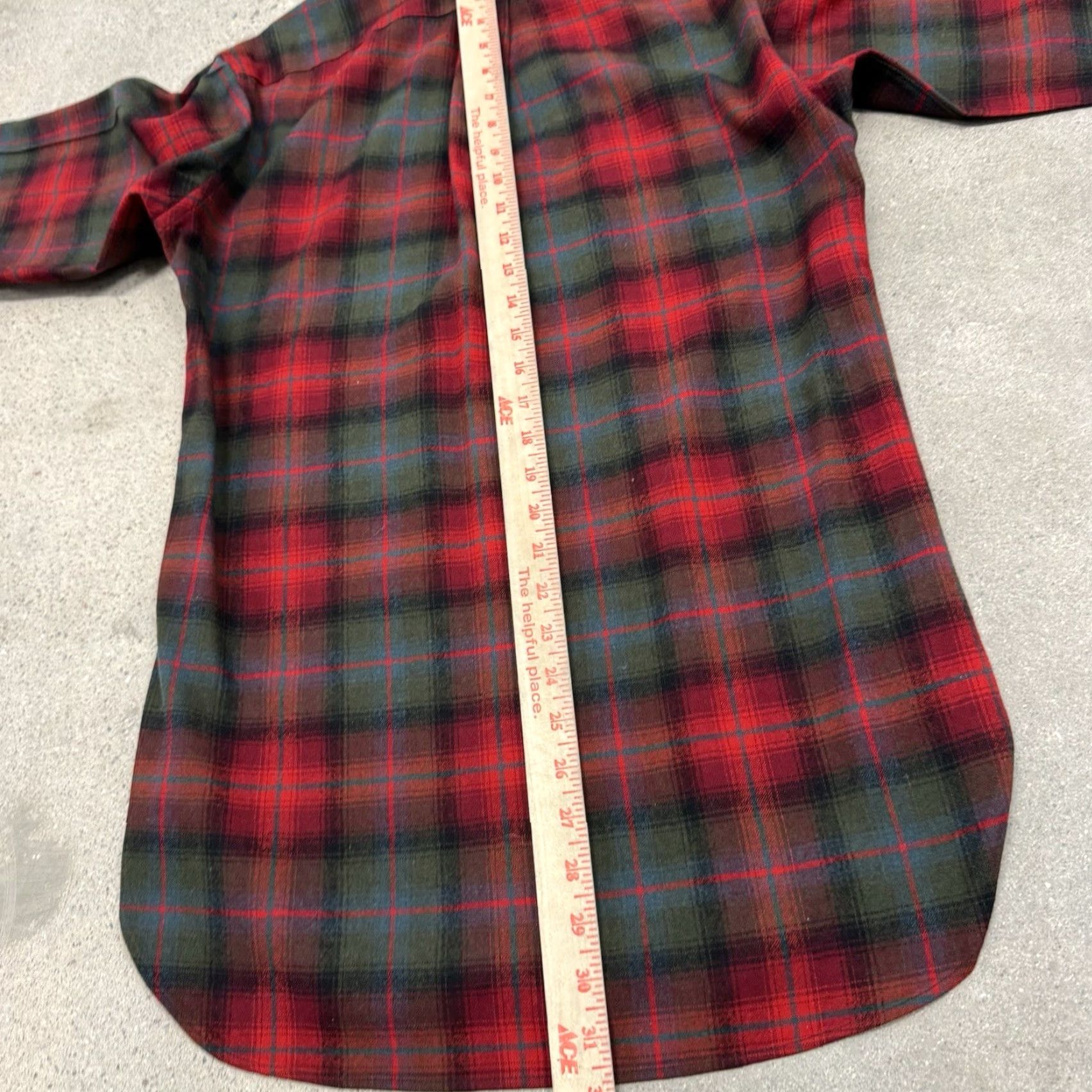 Pendleton VINTAGE Pendleton Shirt Shadow Plaid Wool Flannel Mens Small Red Long Sleeve Button-Up Size US S / EU 44-46 / 1 - 6 Thumbnail