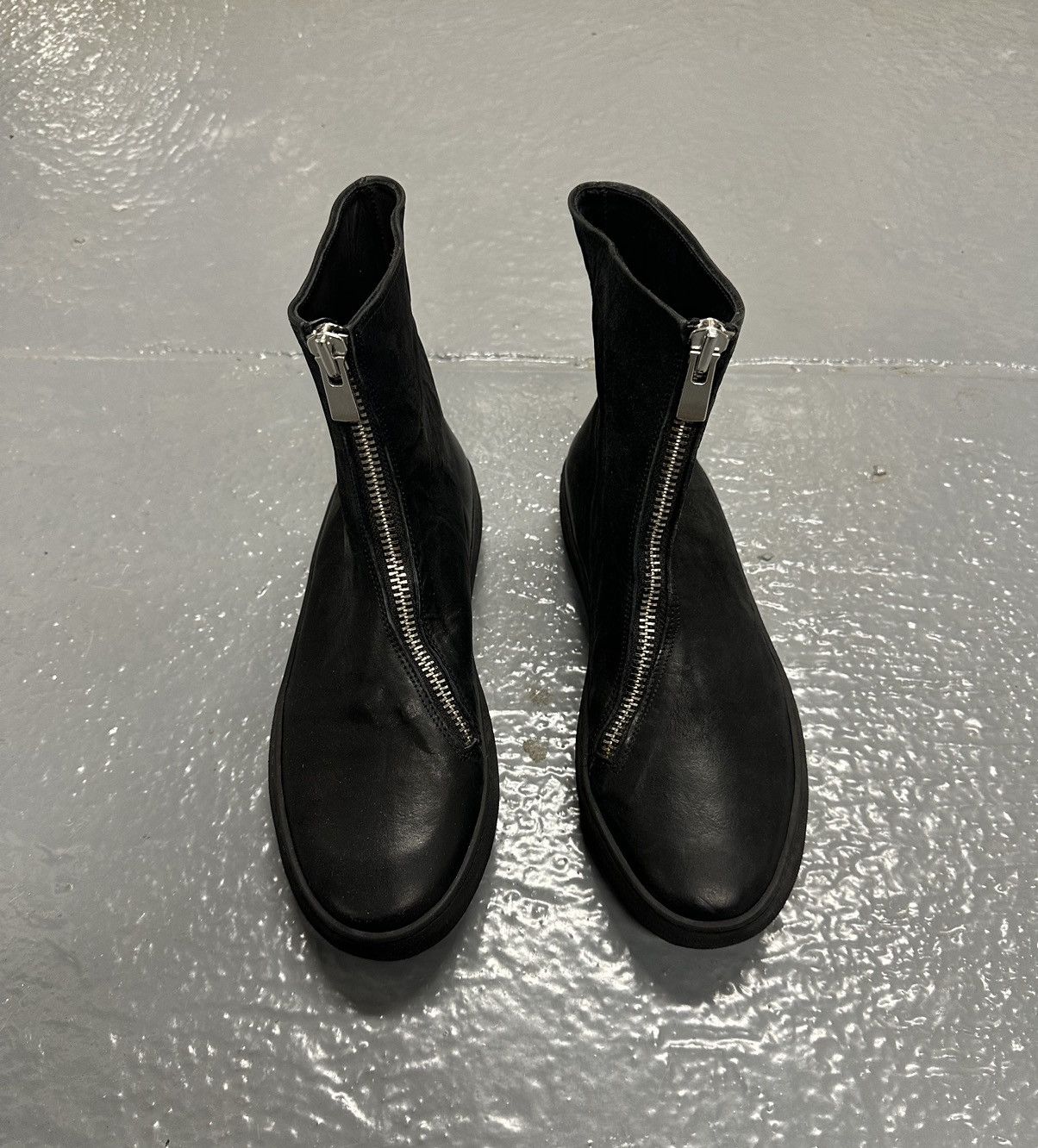 image of The Last Conspiracy Bares Frontzip Sneakers in Black, Men's (Size 9)