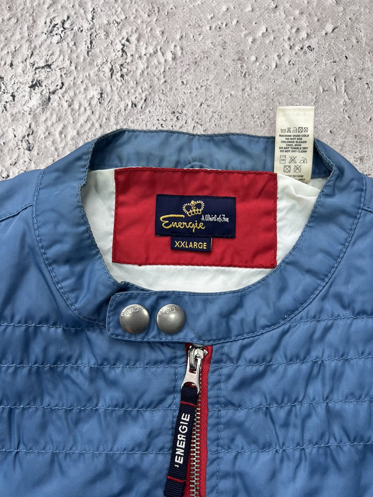 Diesel × If Six Was Nine × Le Grande Bleu (L.G.B.) VINTAGE RACING Y2K ENERGIE MAISON MARGIELA STYLE JACKET Size US XL / EU 56 / 4 - 9 Thumbnail