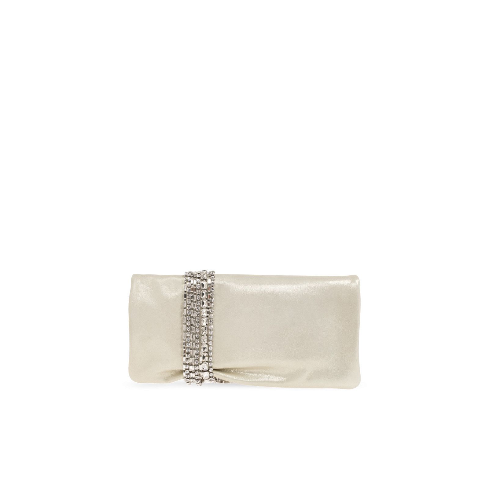 Jimmy Choo JIMMY CHOO Zandra Light Soft Gold Clutch New & Authentic Size ONE SIZE - 2 Thumbnail
