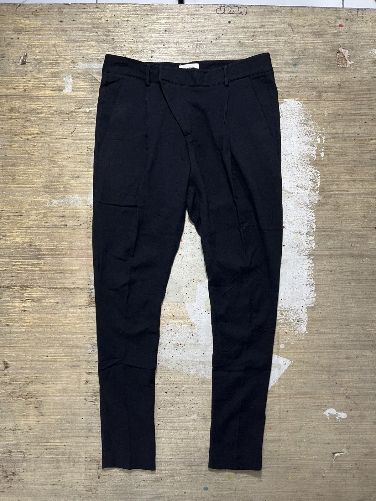 Helmut Lang Helmut Lang Noa Suiting Angle Front Viscose blend Pants Size 26" / US 2 / IT 38 - 6 Thumbnail