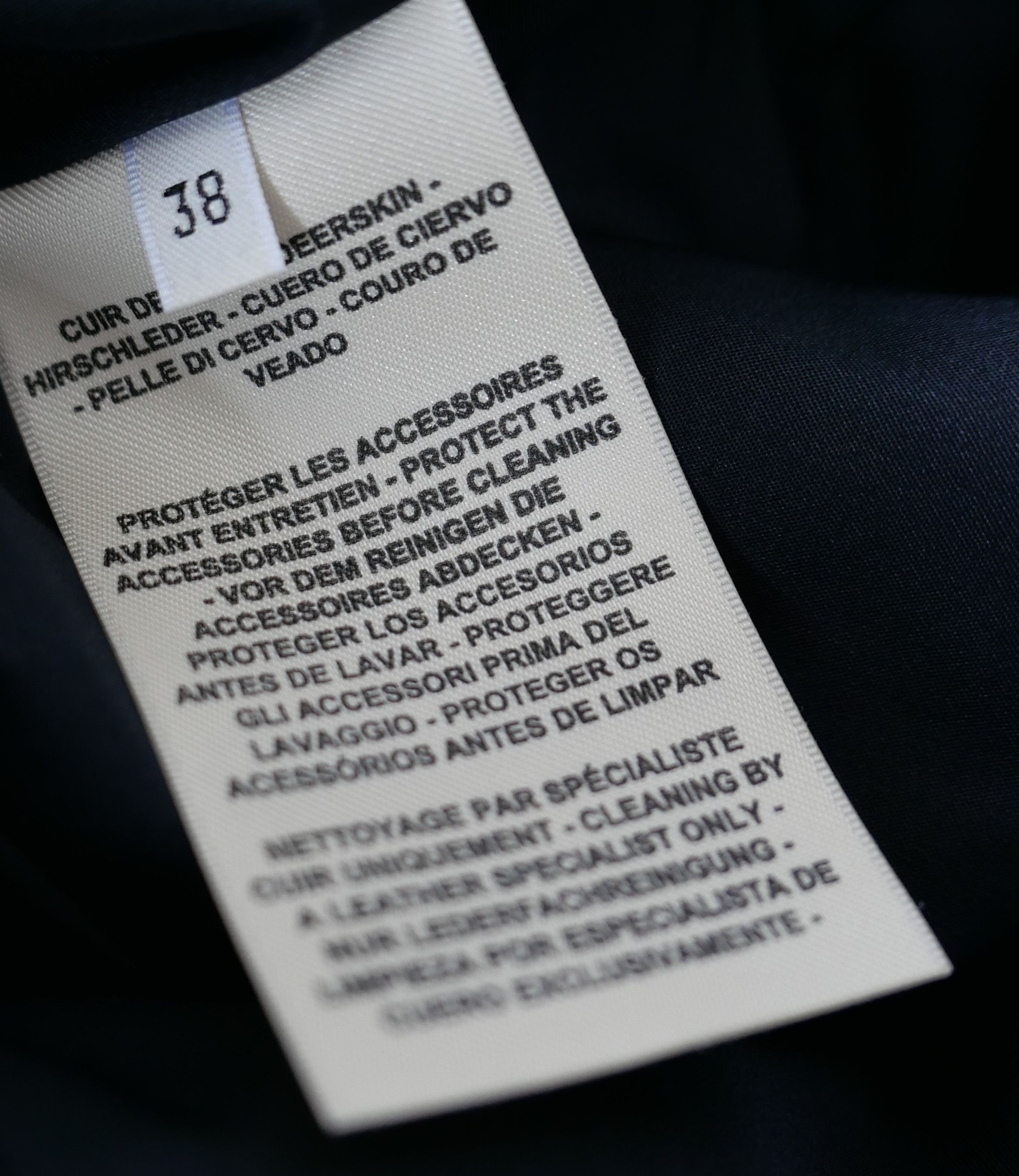 Hermes Hermes Equestrian Deerskin Leather Jacket Cerulean Blue Size S / US 4 / IT 40 - 9 Thumbnail