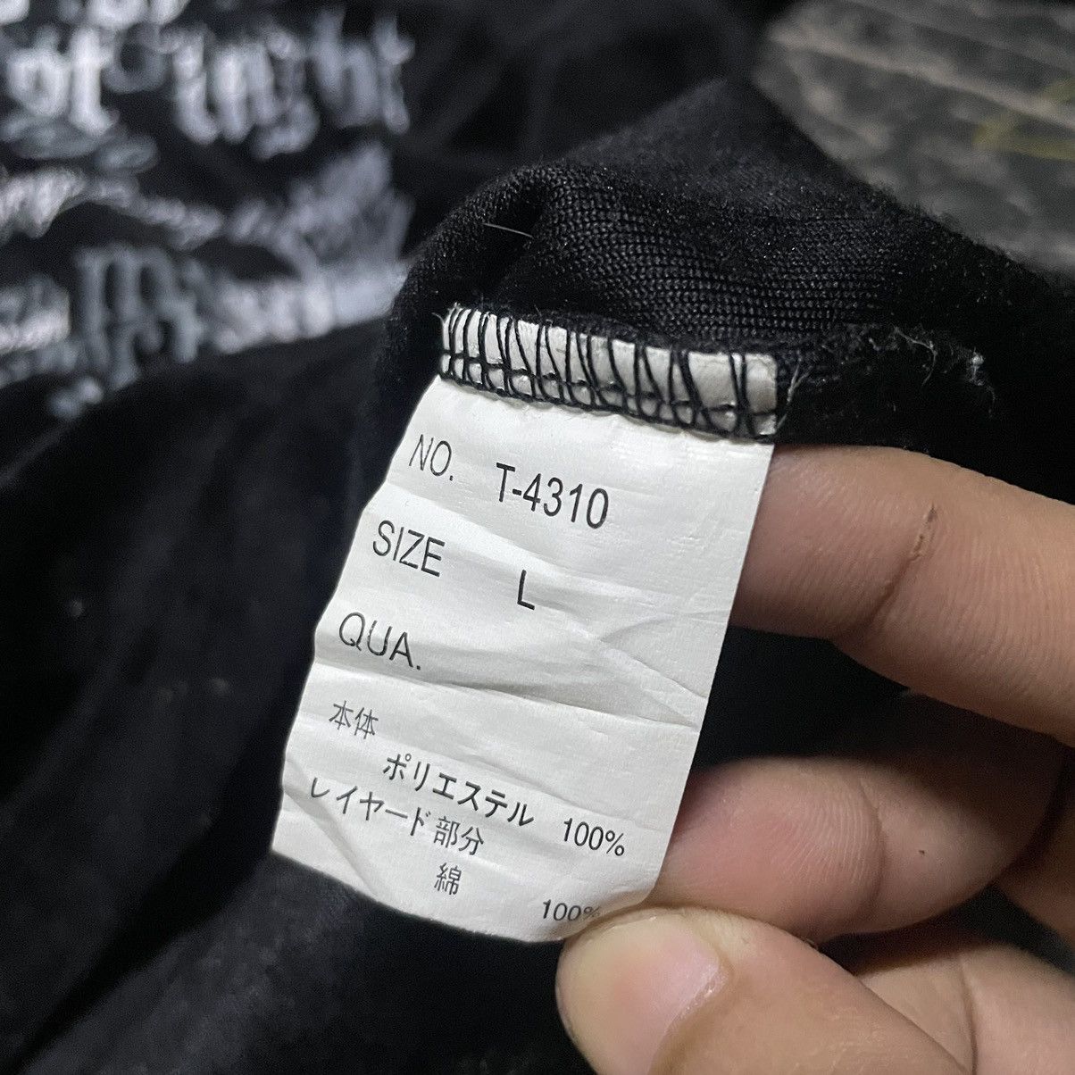 If Six Was Nine × Japanese Brand × KMRii 💥JapaneseBrand Collins Chainsneck Longsleve Tees Size US L / EU 52-54 / 3 - 9 Thumbnail