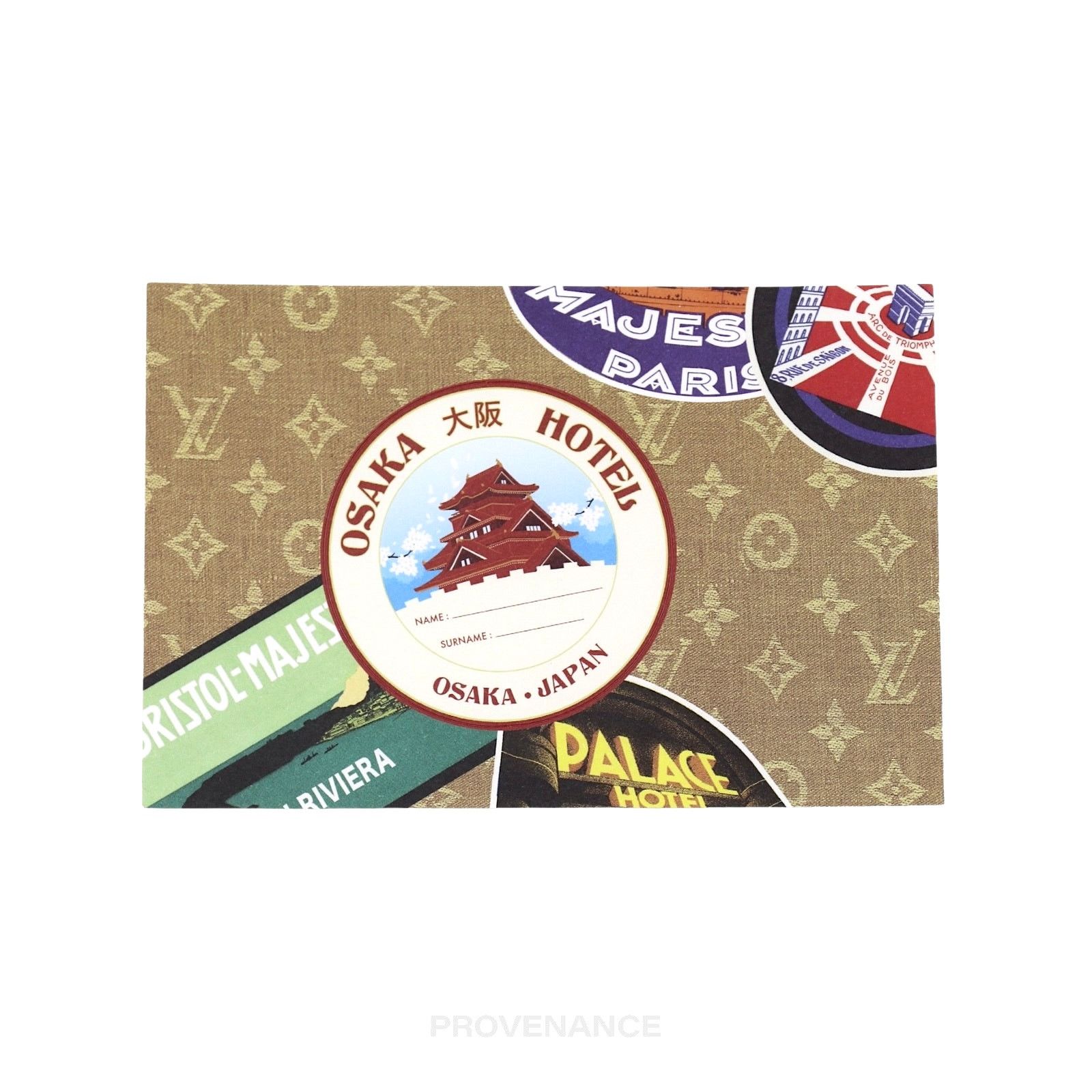 Louis Vuitton 🔴 Louis Vuitton Monogram Osaka Sticker Postcard-Osaka Hotel Size ONE SIZE - 1 Thumbnail