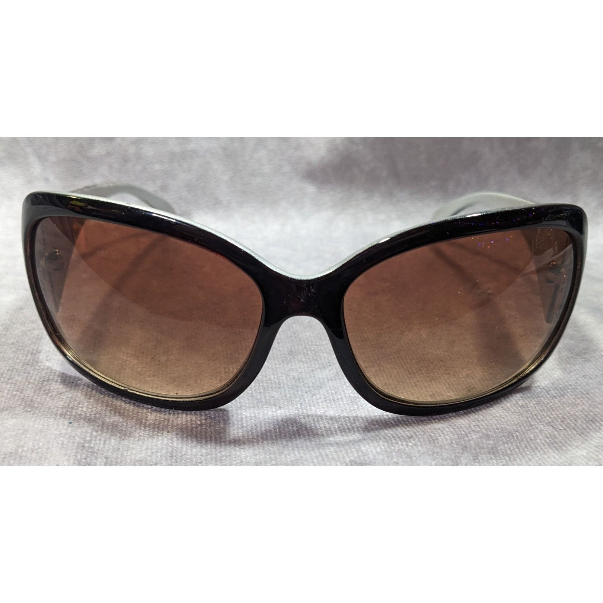 Other Candies Floral Scroll Brown And Silver Sunglasses CA207 Size ONE SIZE - 1 Thumbnail
