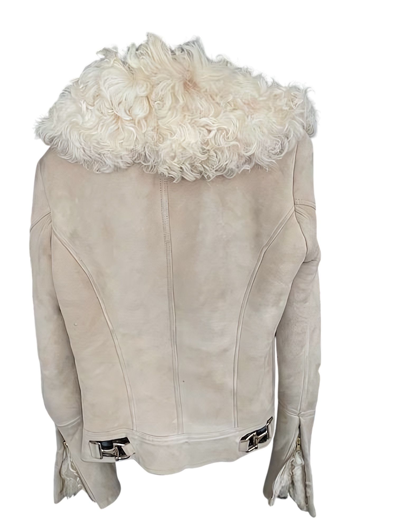 Gucci MONGOLIAN LAMB FUR SHEARLING SUEDE LEATHER JACKET TOM FORD Size M / US 6-8 / IT 42-44 - 4 Thumbnail