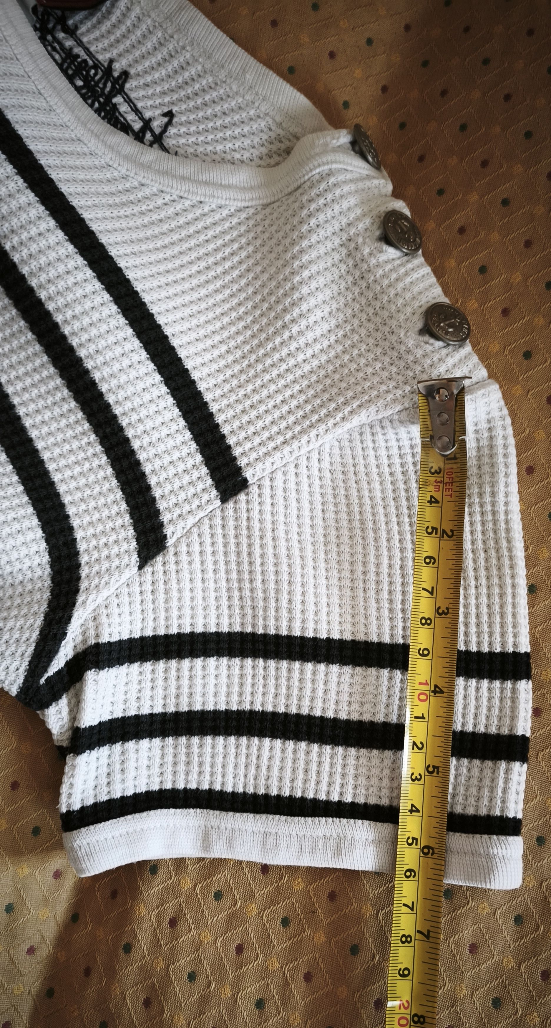 Jean Paul Gaultier 90's - Gaultier Jeans- Textured stripes cotton tshirt Size M / US 6-8 / IT 42-44 - 24 Thumbnail