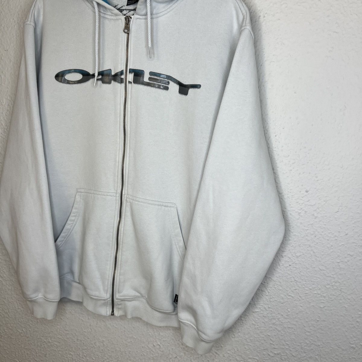 Oakley Vintage Oakley Zip Hoodie Sweatshirt Spellout Big Logo Size US M / EU 48-50 / 2 - 3 Thumbnail