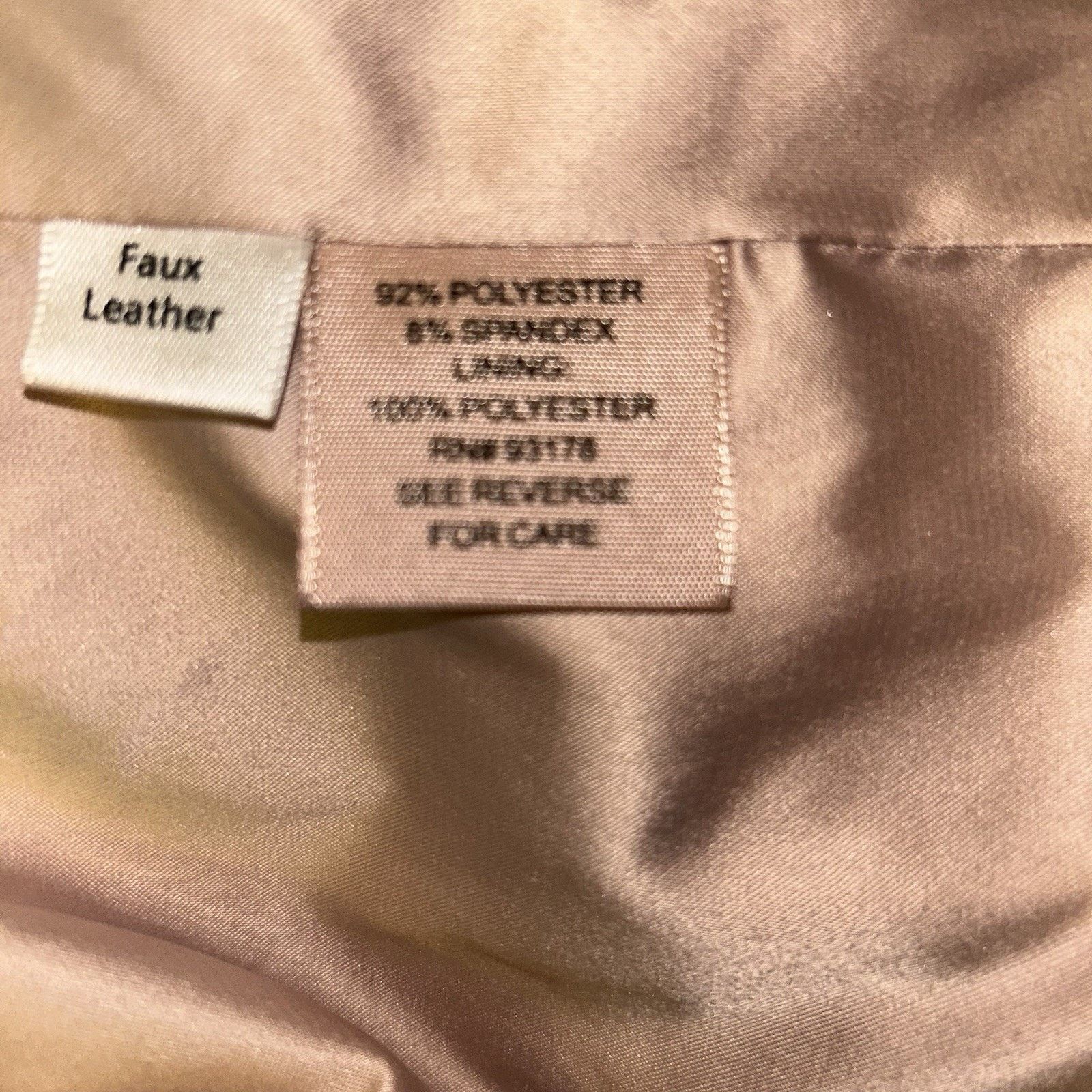 & Other Stories Philosophy Womens Faux Leather Long Sleeve Jacket Pink XL Size XL / US 12-14 / IT 48-50 - 6 Thumbnail