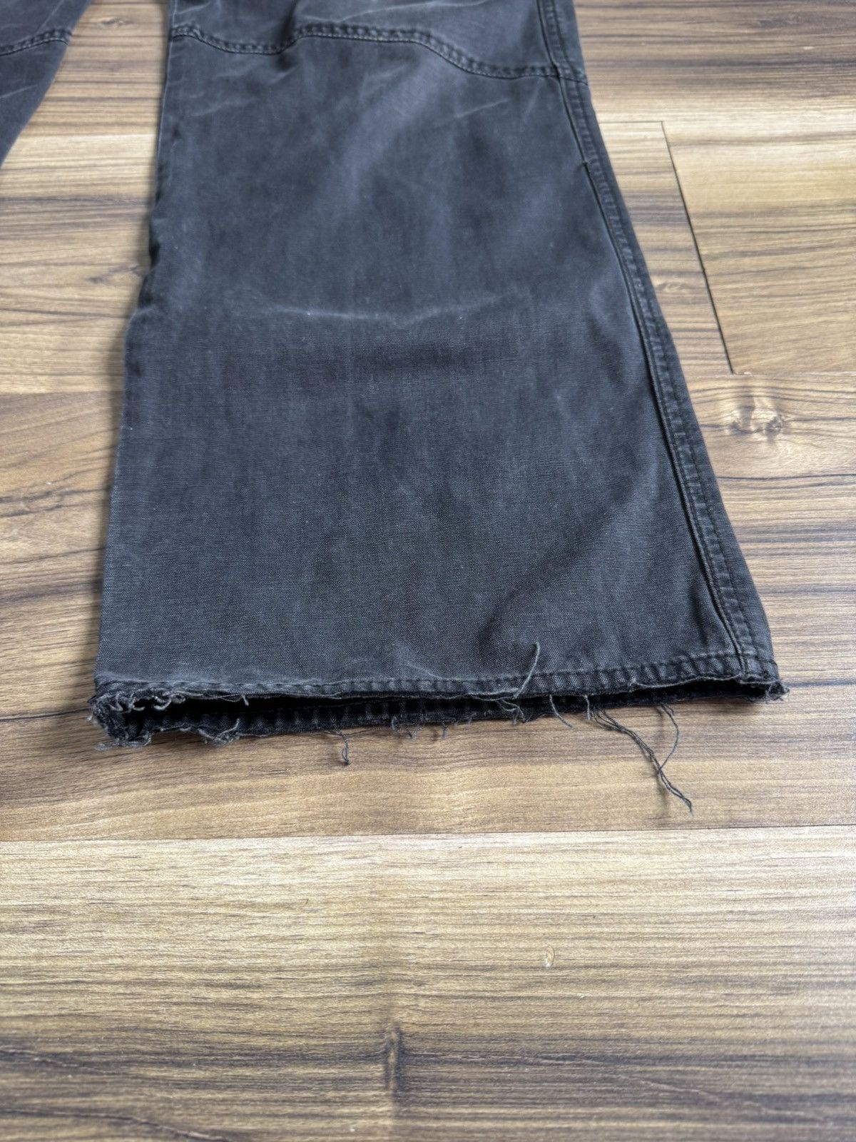 Japanese Brand Vintage Avant Garde Multi Pocket Grey Faded Pants Jeans Size US 31 - 8 Thumbnail