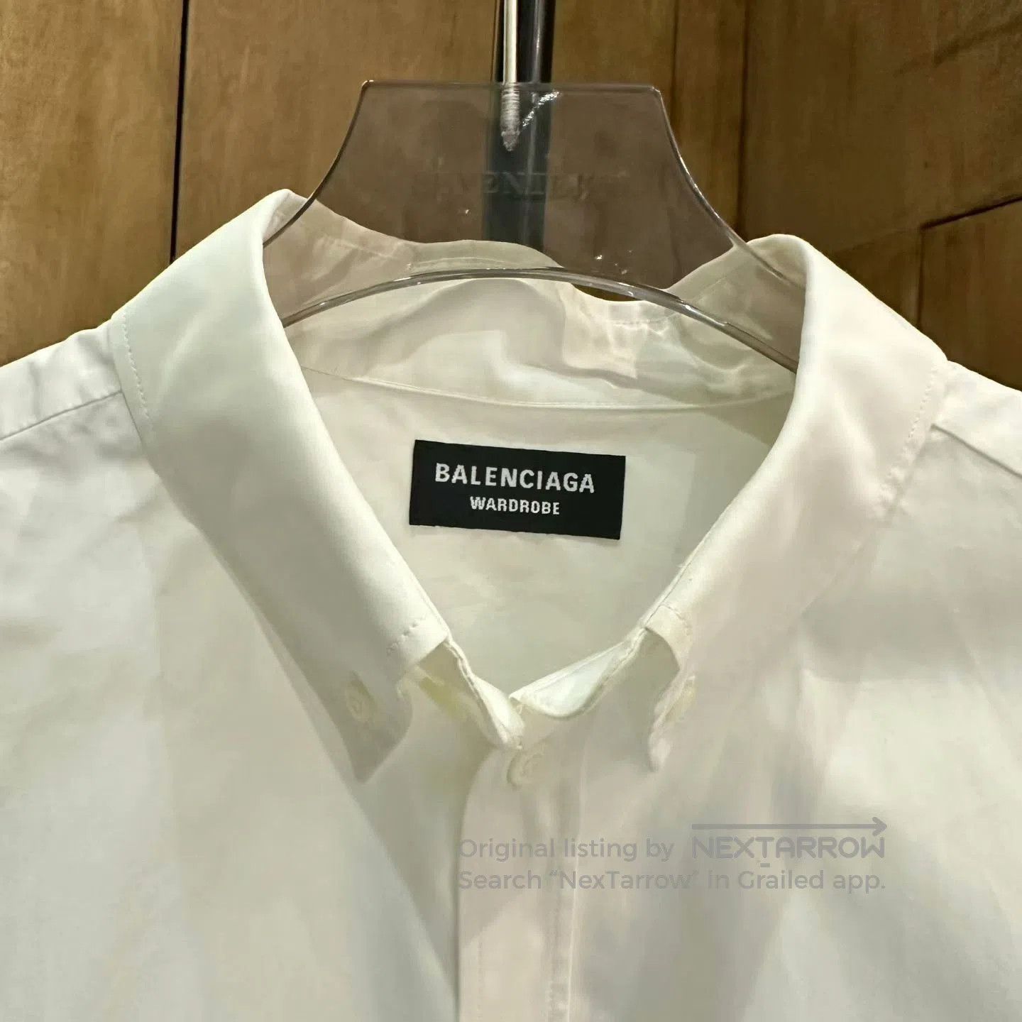 Balenciaga balenciaga white embroidered shirt jacket size 38. Size US M / EU 48-50 / 2 - 3 Thumbnail