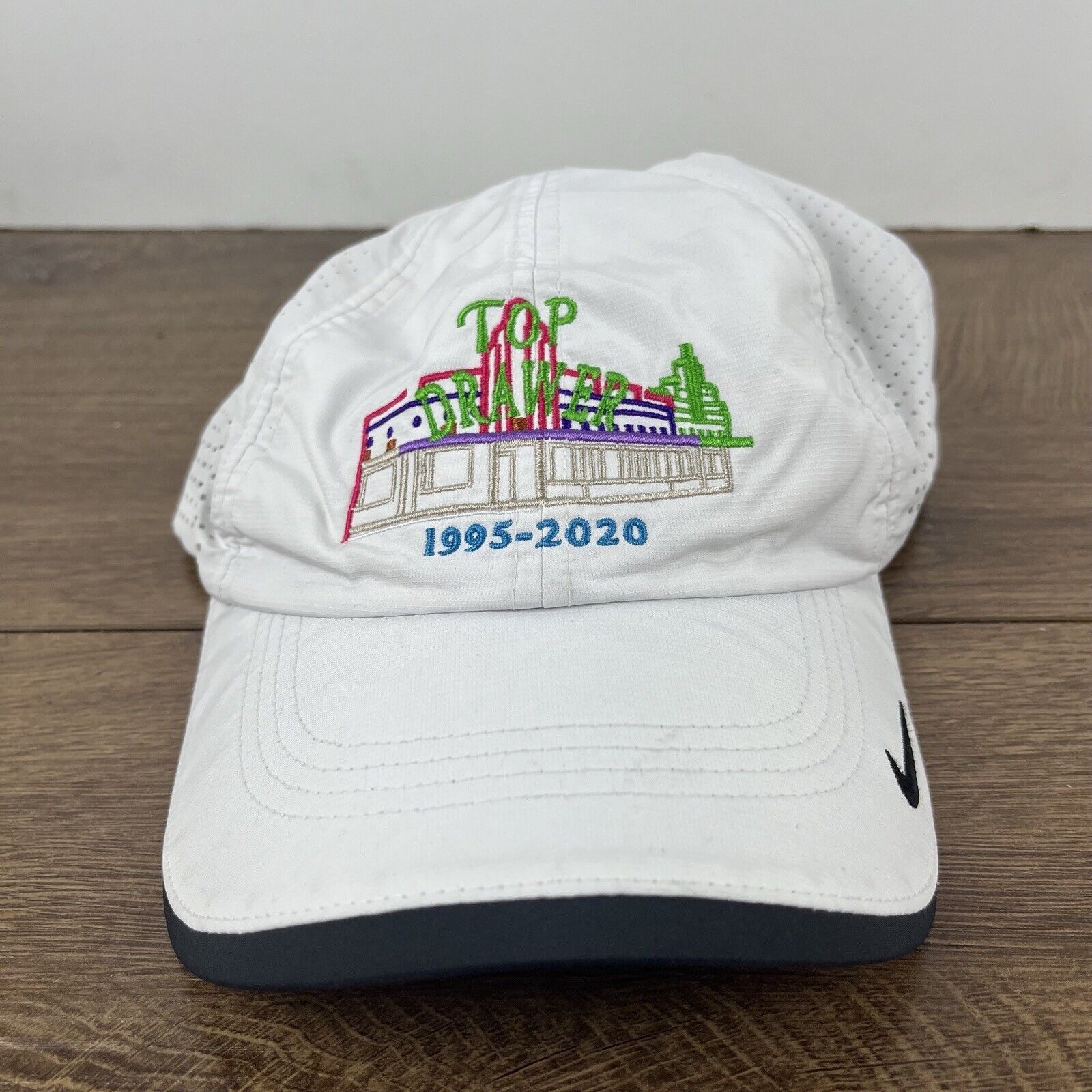 Nike Top Drawer Hat Nike 1995 2020 Hat White Adjustable Hat White Size ONE SIZE - 4 Thumbnail