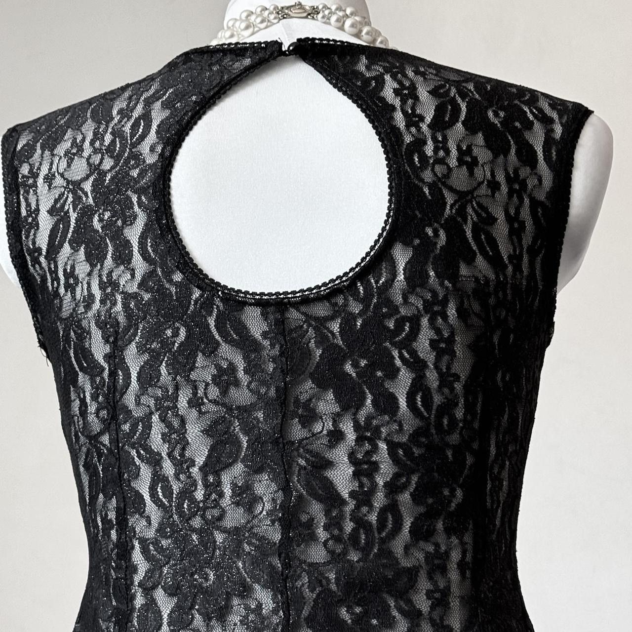Vintage So unique lace gothic avant - garde blouse Size S / US 4 / IT 40 - 5 Thumbnail