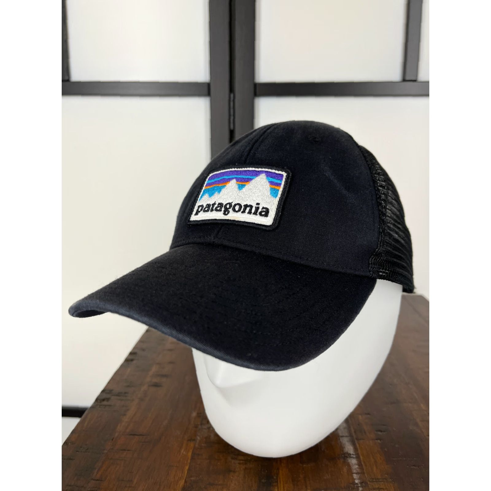 Patagonia Patagonia Hat Cap Trucker Adult One Size Black Embroidered Twill Patagonia Hat Cap One Size Black Trucker Hat Mens Size ONE SIZE - 4 Thumbnail