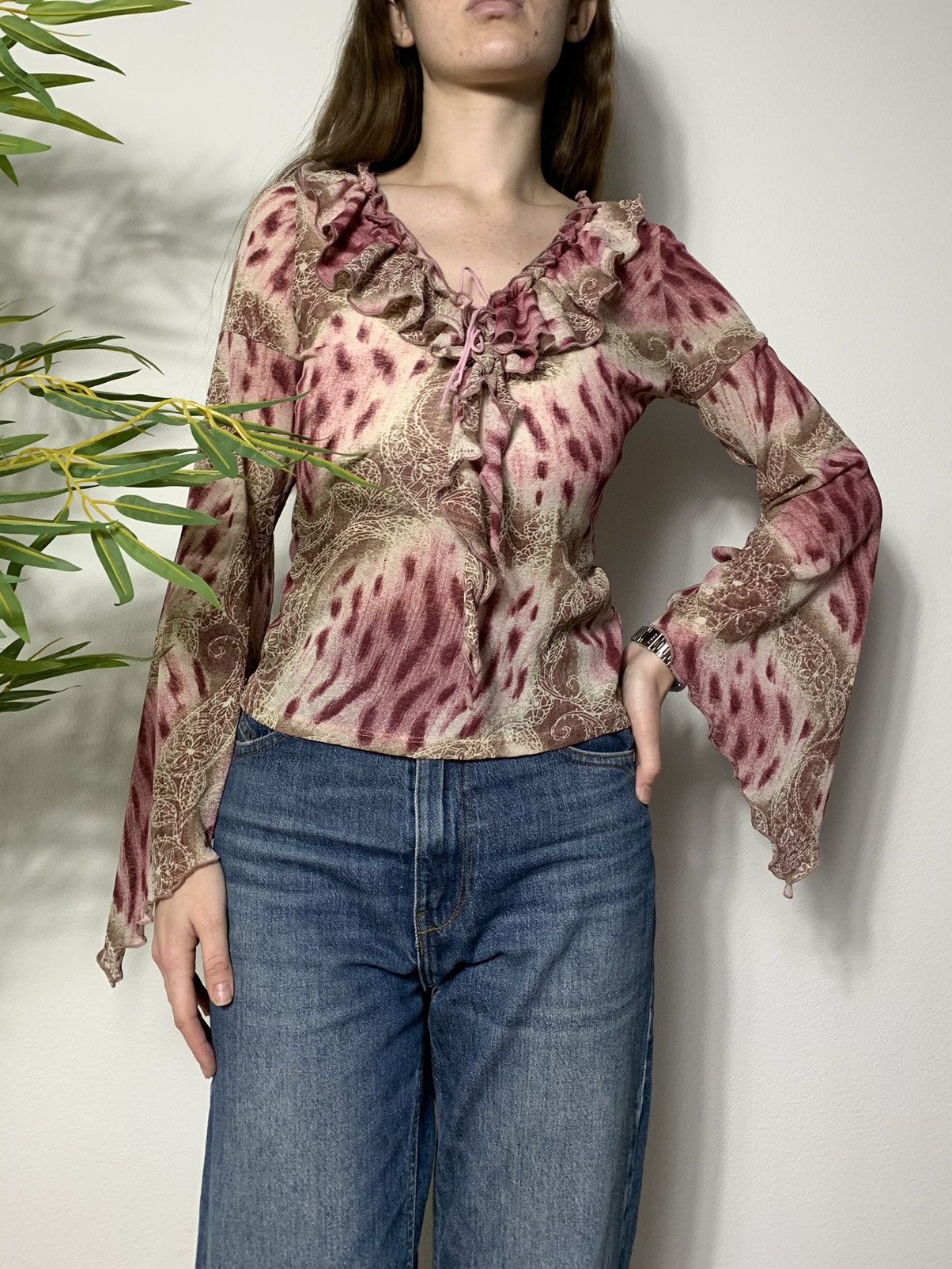 Vintage VINTAGE JEAN PAUL GAULTIER STYLE MESH BLOUSE Size S / US 4 / IT 40 - 6 Thumbnail