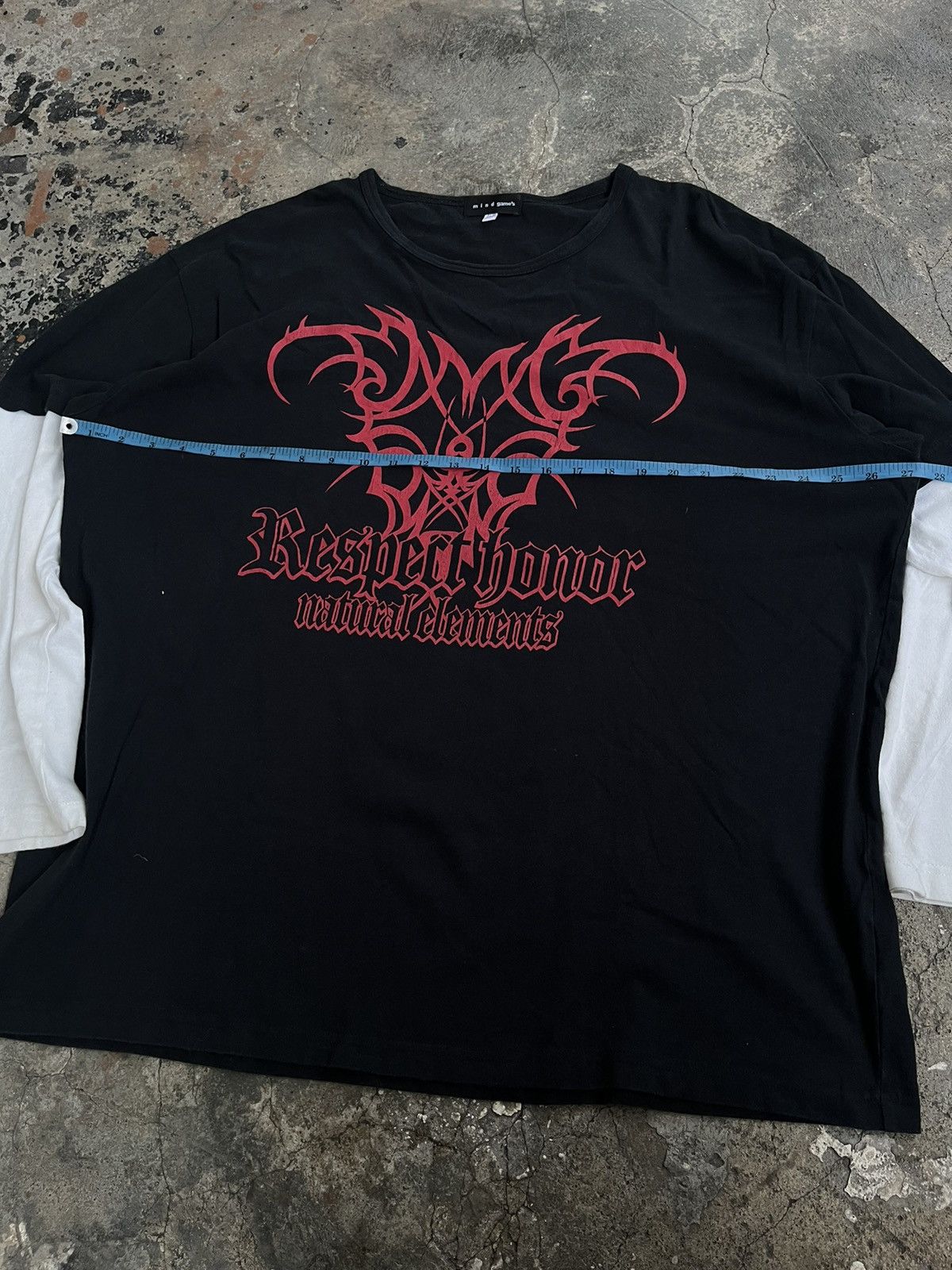 Isamu Katayama Backlash RESPECT HONOR JAPENESE TRIBAL GOTHIC POEM SEDITIONARIES PUNK Size US XXL / EU 58 / 5 - 9 Thumbnail