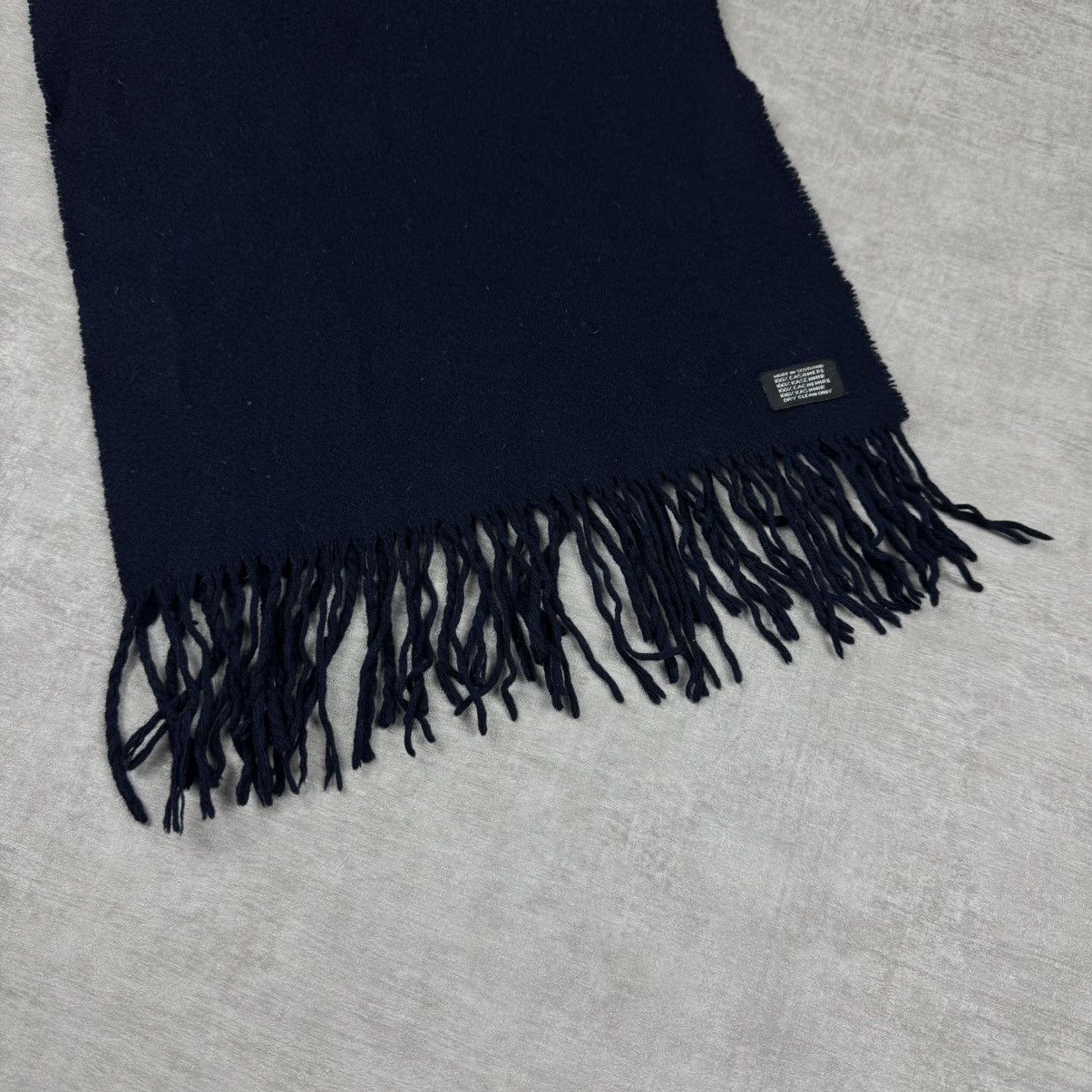 Other Cashmere Navy Scarf Size ONE SIZE - 2 Thumbnail