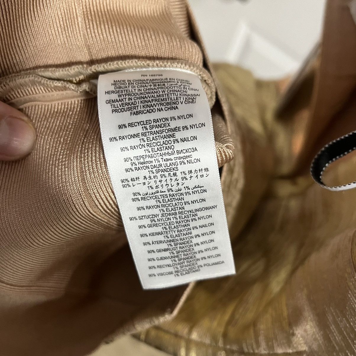 Herve Leger Herve Leger Metallic Bandage Mini Dress In Gold size Large Size L / US 10 / IT 46 - 9 Thumbnail