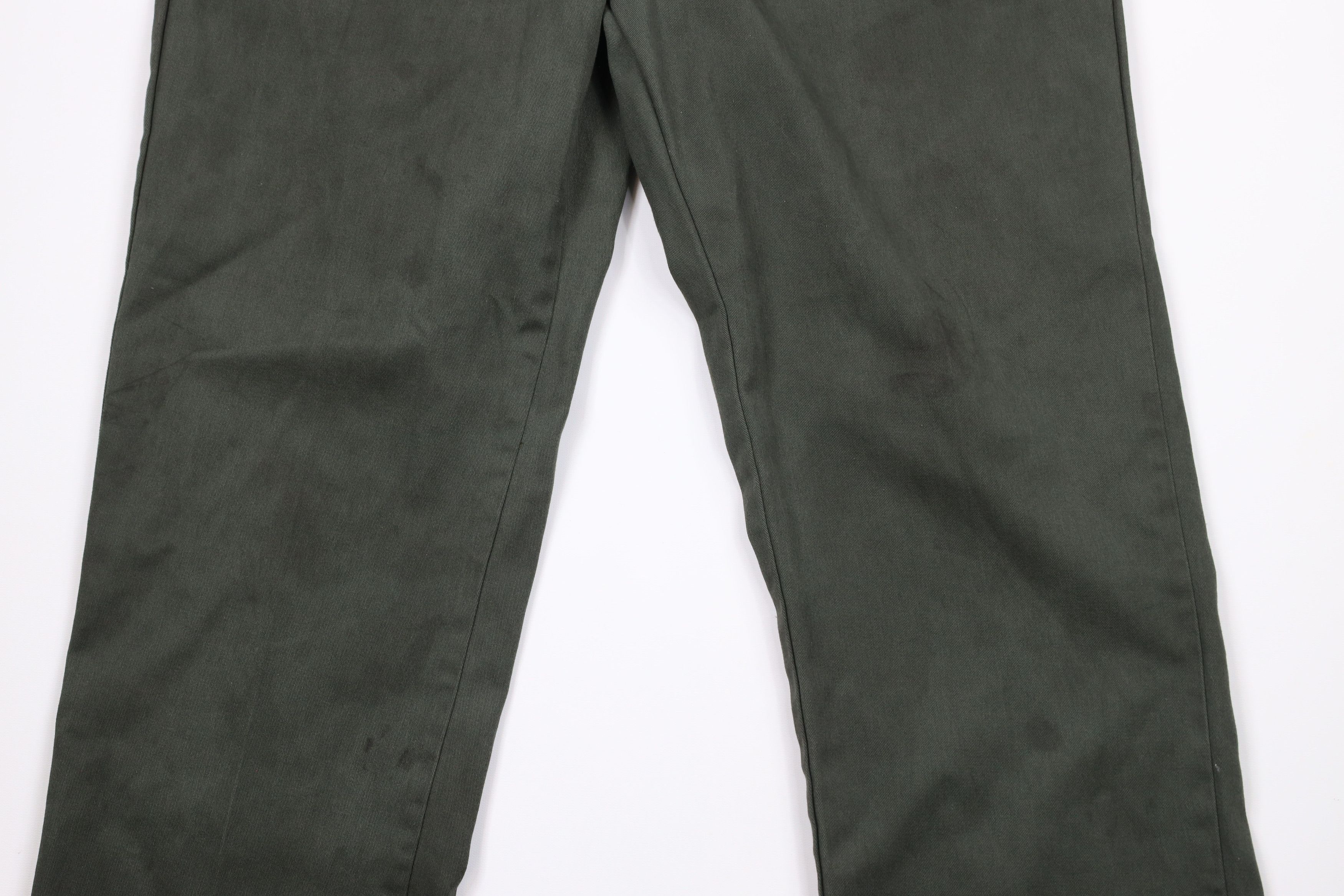 Dickies × Vintage Vintage Dickies Spell Out Wide Leg Original Fit Pants Green Size US 38 / EU 54 - 3 Thumbnail