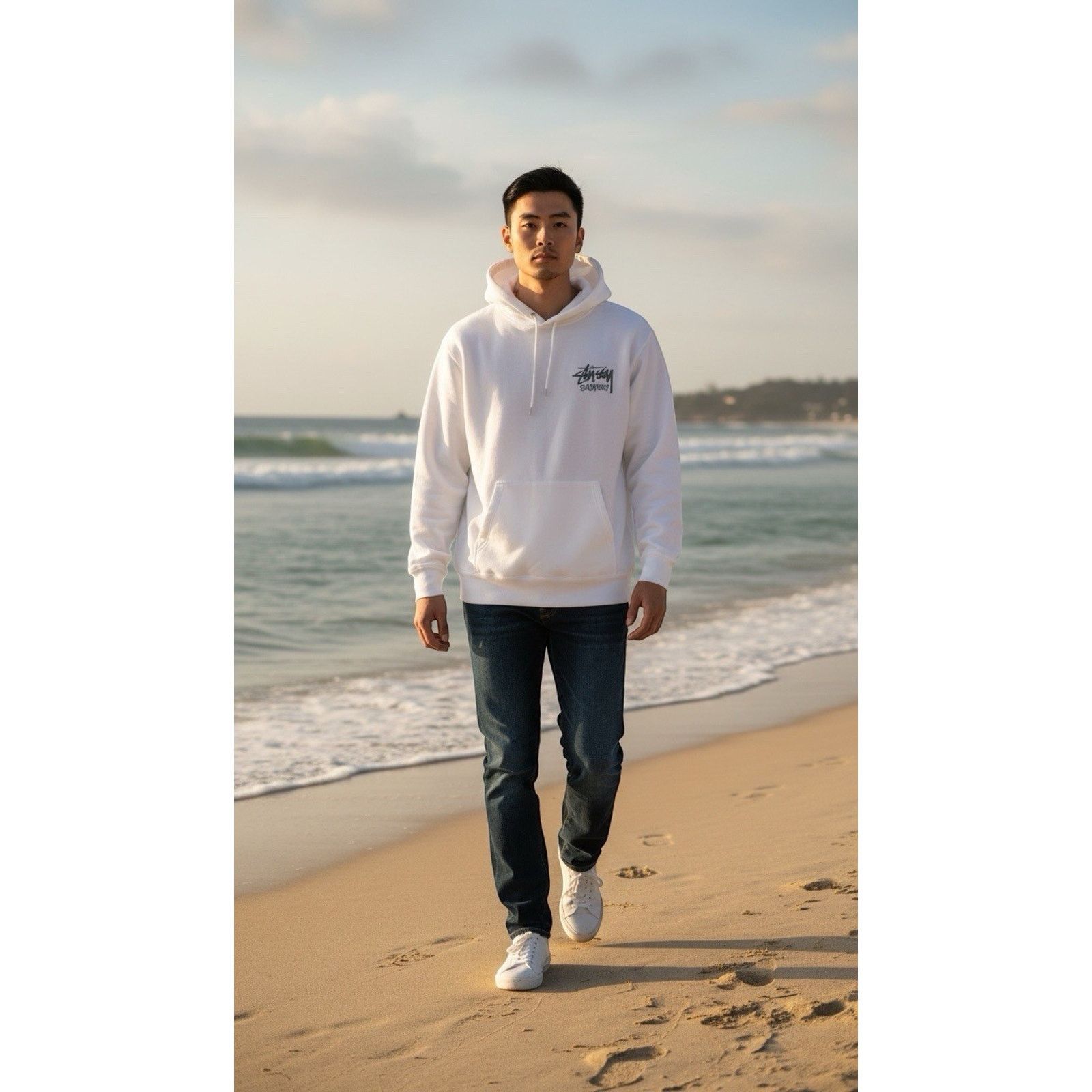 Stussy STUSSY Singapore Pullover Hoodie WHITE Archive New cut tags Size US S / EU 44-46 / 1 - 1 Thumbnail