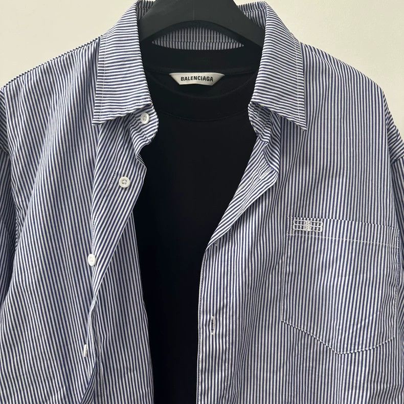 Balenciaga Balenciaga FW22 BB PARIS ICON embroidered logo fake two lon Size US S / EU 44-46 / 1 - 3 Thumbnail