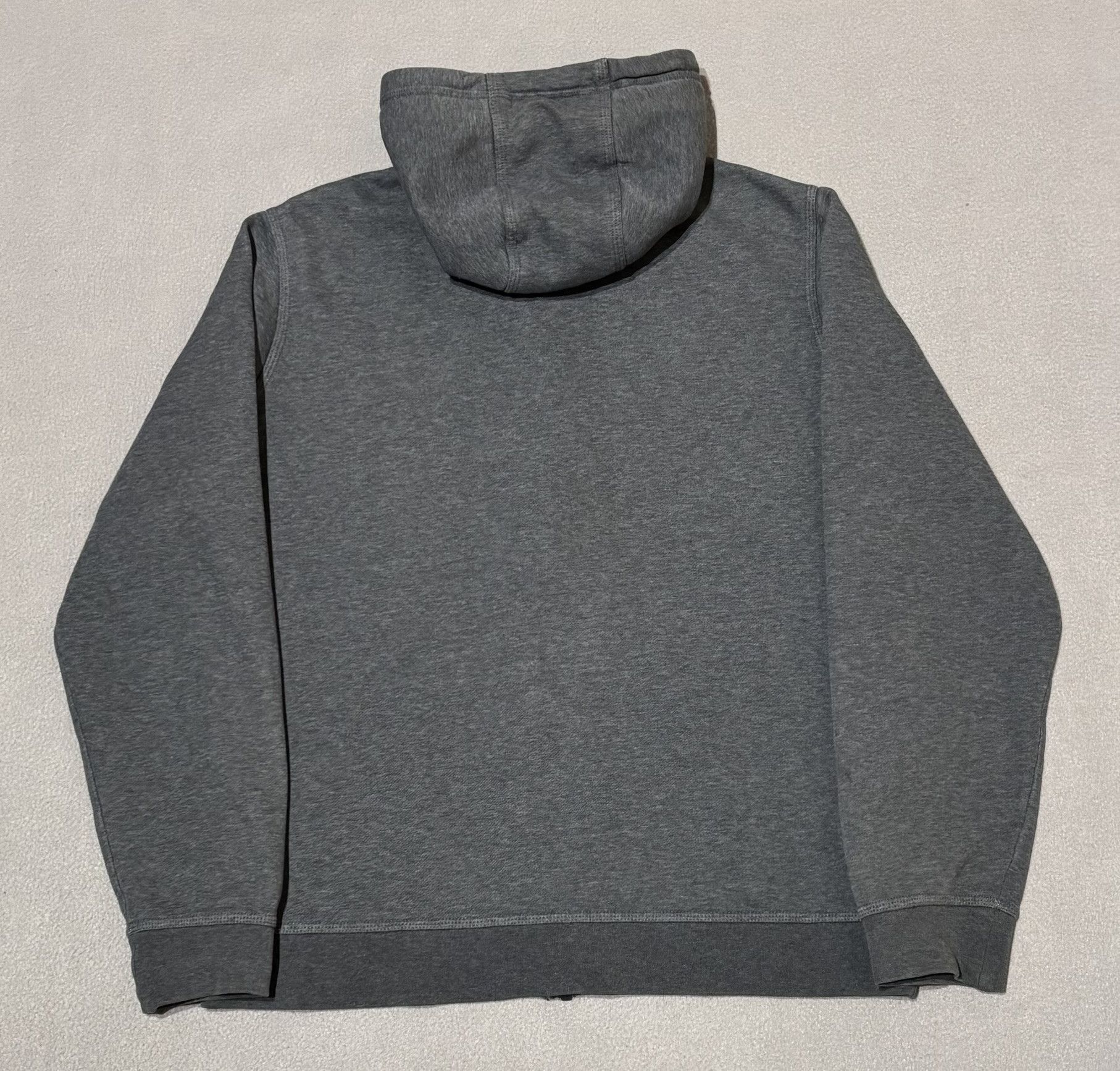 Nike Nike Club Swoosh Zip Hoodie Gray Dark Large Size US L / EU 52-54 / 3 - 10 Thumbnail