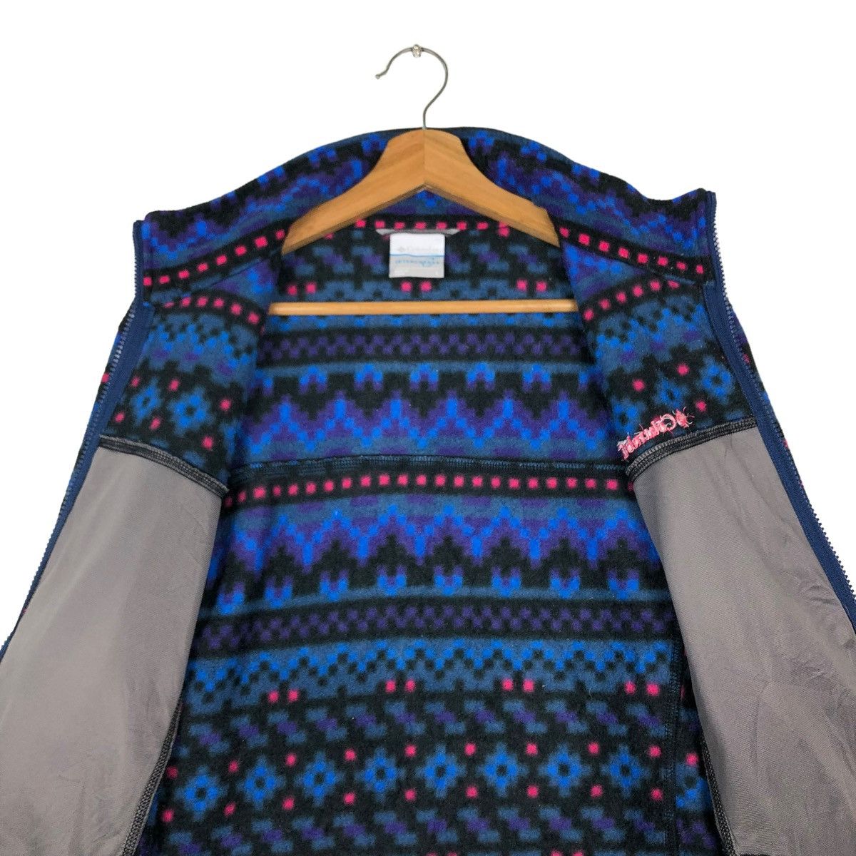 Japanese Brand 🔥VINTAGE FLEECE JACKET AZTEC NATIVE NAVAJO COLUMBIA Size US L / EU 52-54 / 3 - 13 Thumbnail