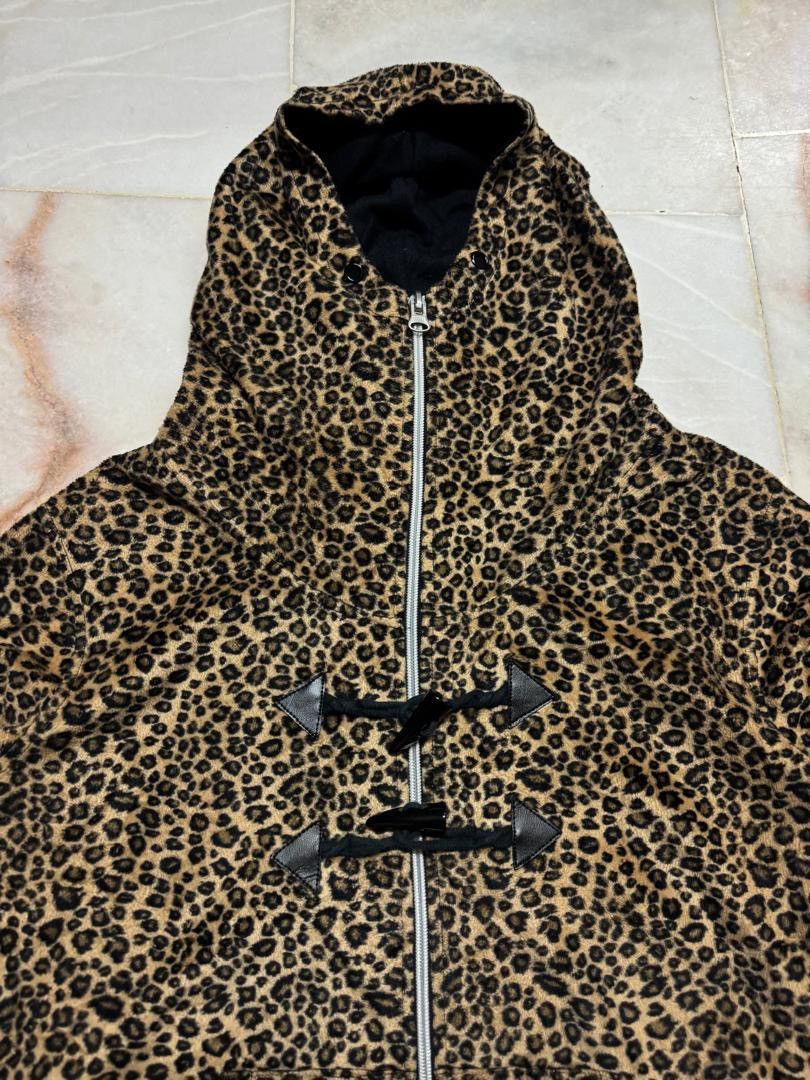 If Six Was Nine 💥Leopard💥Insane 90s Style Soves Leopard Toggle Fully Hoodie Size US L / EU 52-54 / 3 - 3 Thumbnail
