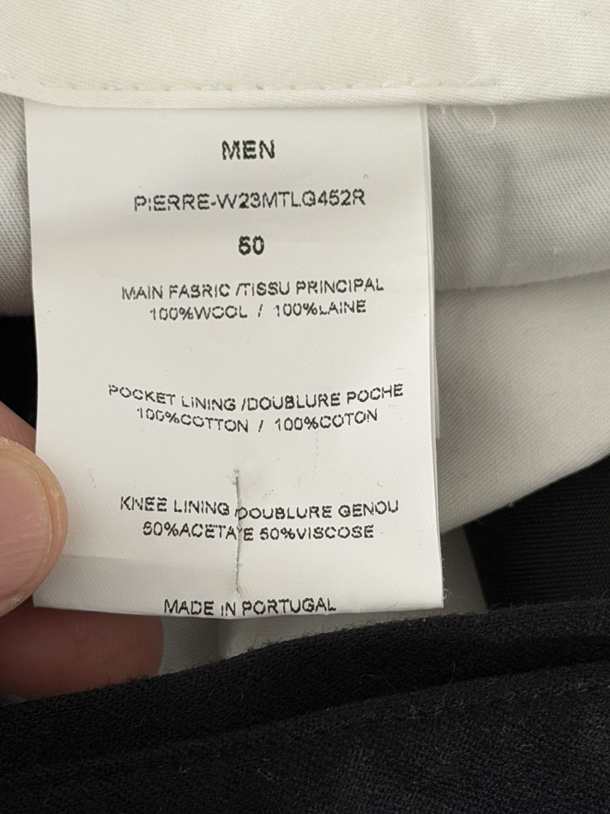 Officine Generale Officine Generale belted wool pants Size 48R - 7 Thumbnail