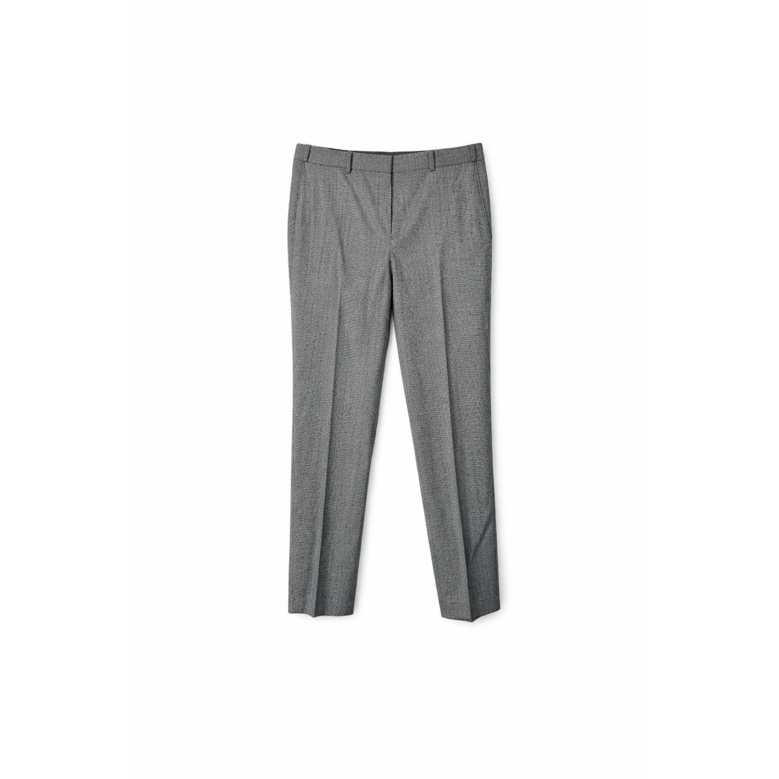 Theory Testra Gray Wool Trousers Women’s Size 8 Tailored Str