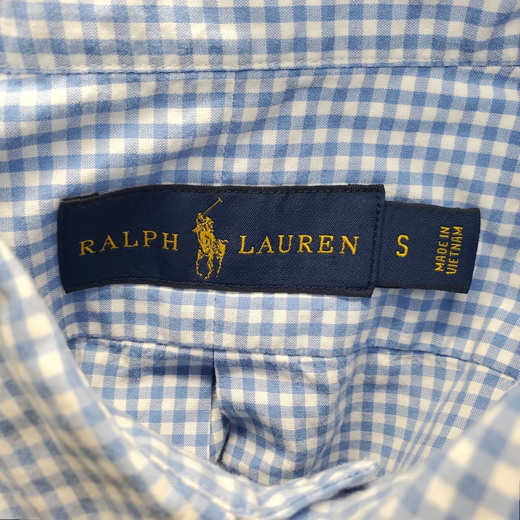 Ralph Lauren Ralph Lauren Golf Shirt Mens S Multicolor Gingham Short Sleeve Pony Logo Button-Down Shirt Men S GlyFull Size US S / EU 44-46 / 1 - 6 Thumbnail