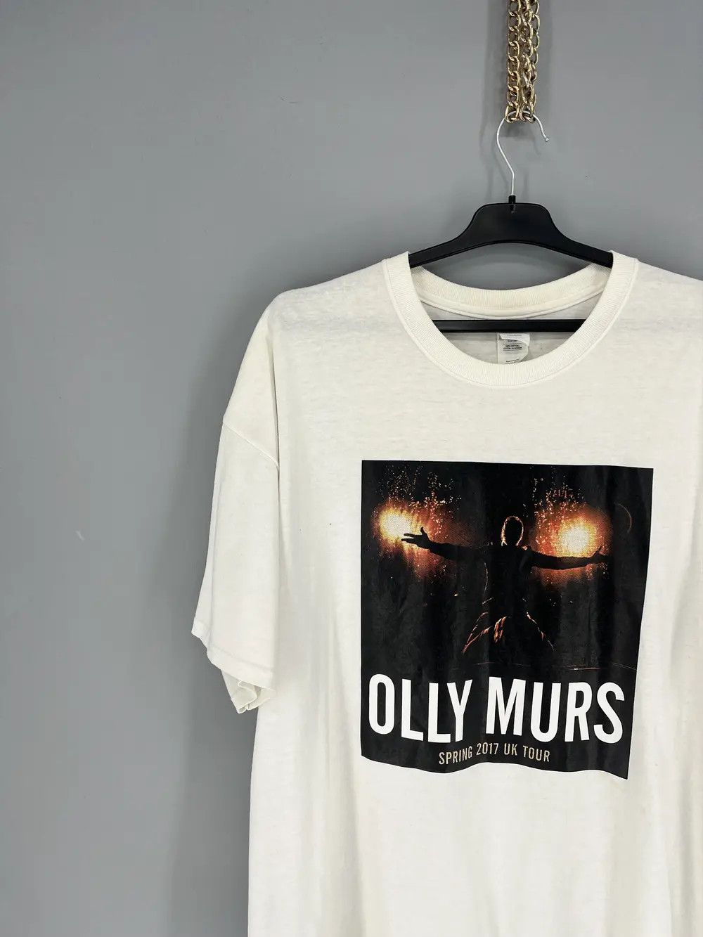 Band Tees Olly Murs Band Tee Tshirts Vintage Size XXL World Tour 2017 Size US XXL / EU 58 / 5 - 4 Thumbnail